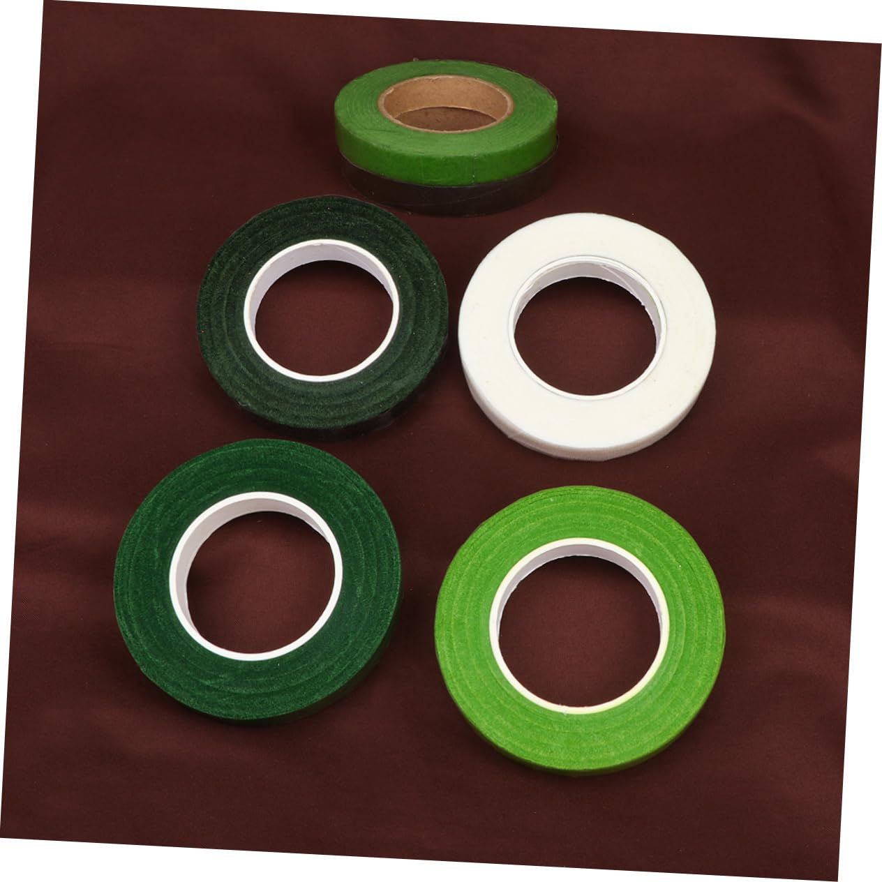 6Rolls Floral Tape Yards Versatile Flower Wrapping Tape for Bouquet DIY Floral Arrangements for Craft Projects Home Store Use