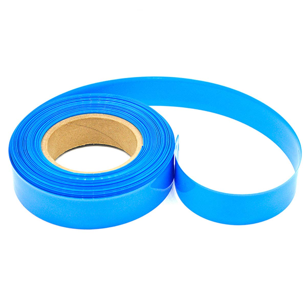 IBOWZ Guaina Termorestringente Tubi Guaina termorestringente in PVC Guaina elettrica per Cavi Guaina termorestringente per batterie 4 larghezze opzionali (Peso 35,2 Once), 0,08 x 50 mm