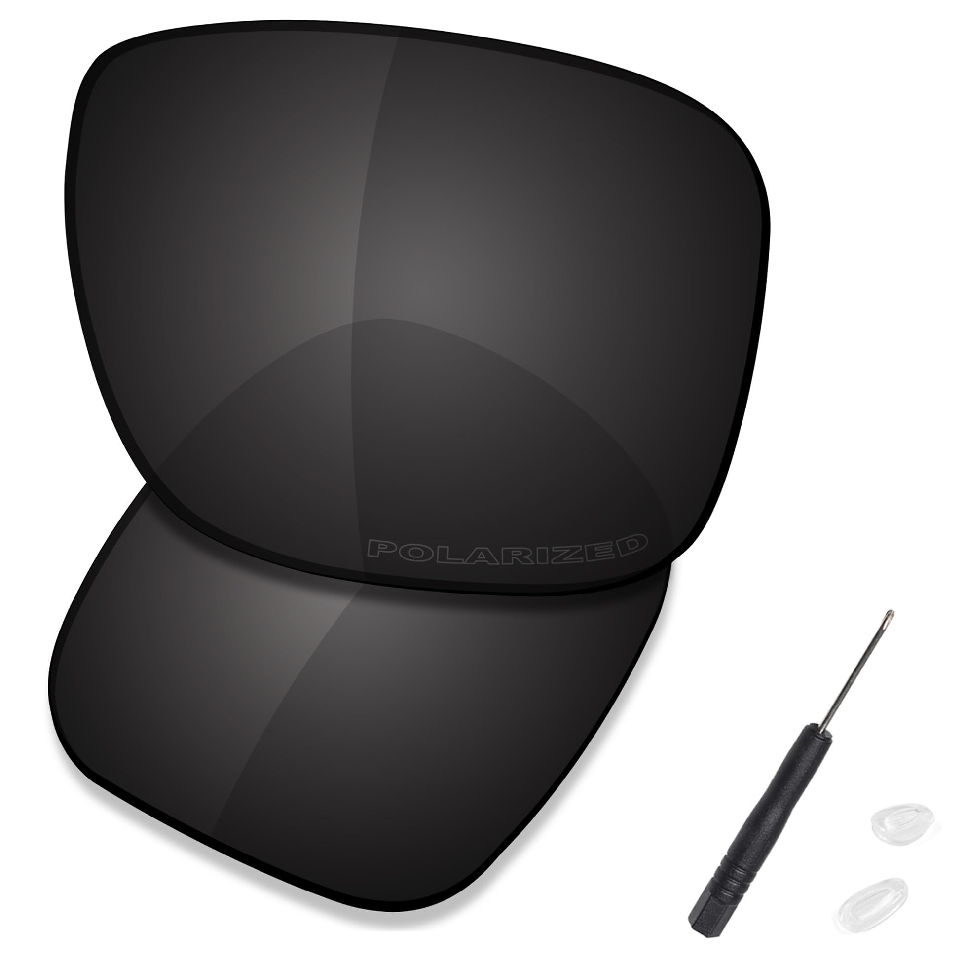 Saucer Lentilles de rechange de qualité supérieure et tournevis H20 et embouts de nez pour lunettes de soleil Oakley Holbrook Metal OO4123