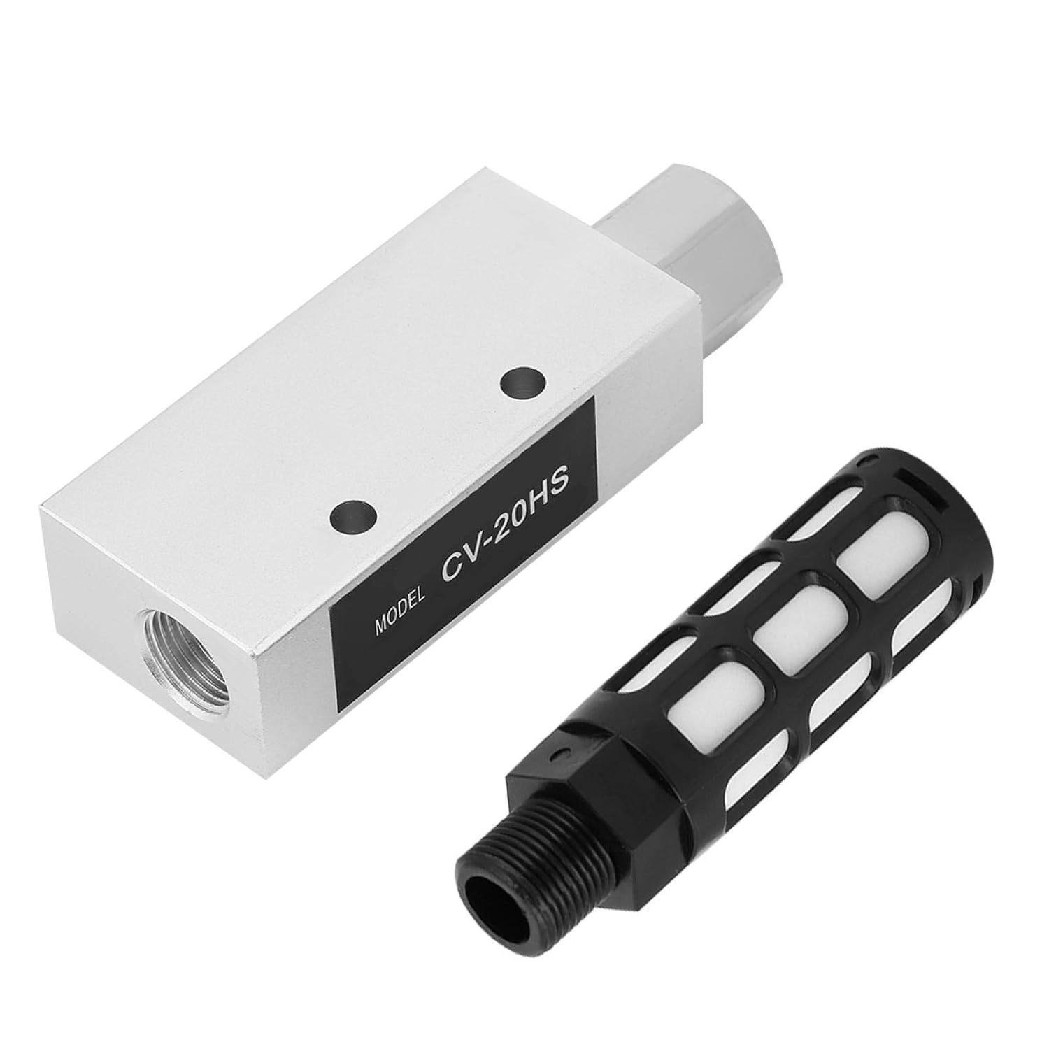 CV20HS Pneumatic Air Exhaust Vacuum Generator Ejector with Silencer