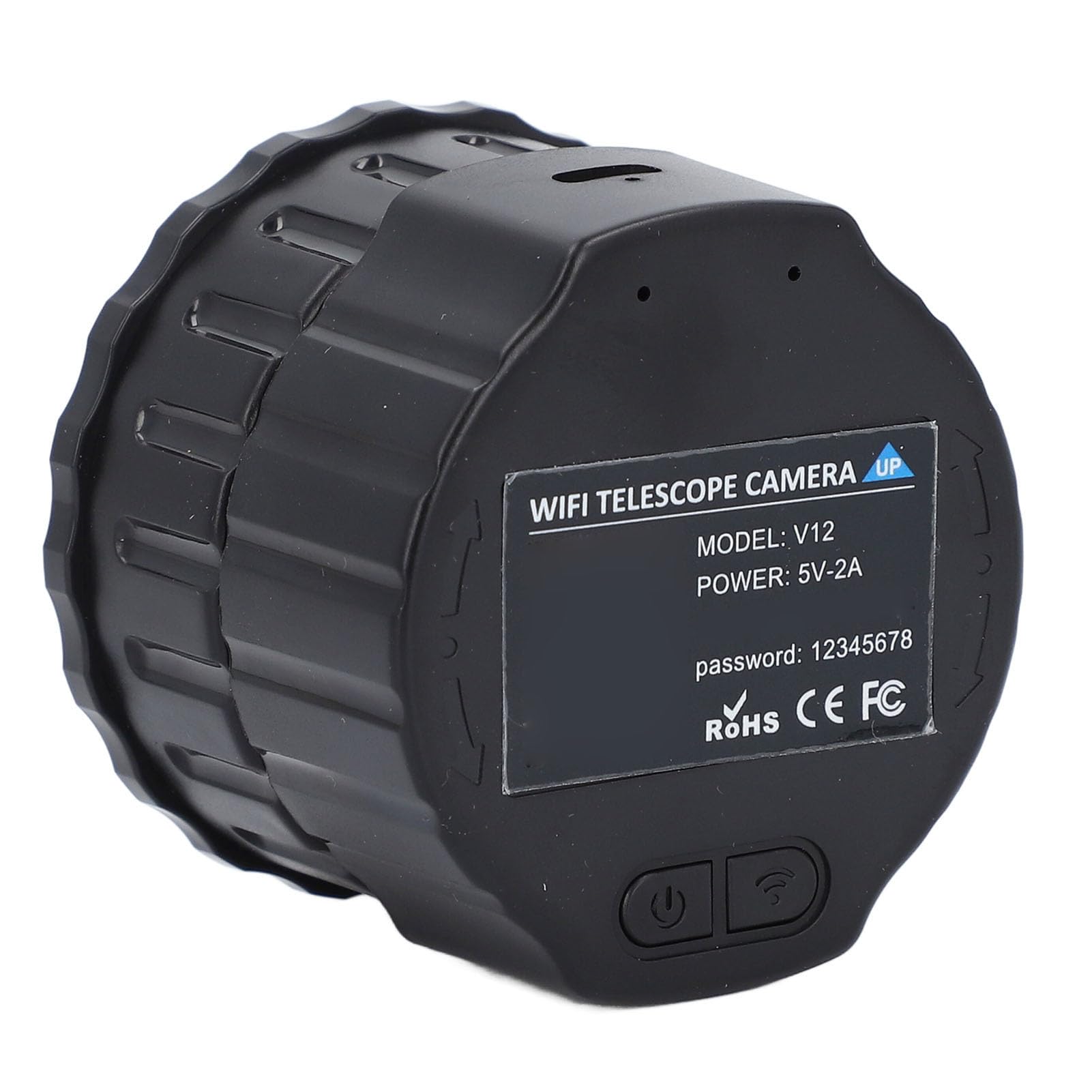 Telecamera elettronica telescopica, telecamera oculare telescopica, 4 MP 2K, telecamera oculare elettronica wireless per telescopi da 25 mm a 50 mm