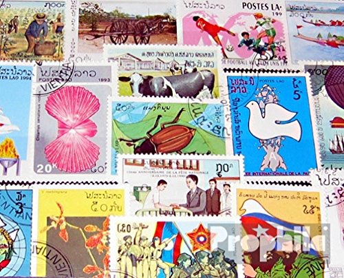 100 Verschiedene Briefmarken Aus Laos – Sammler-Set Ungesucht & Original