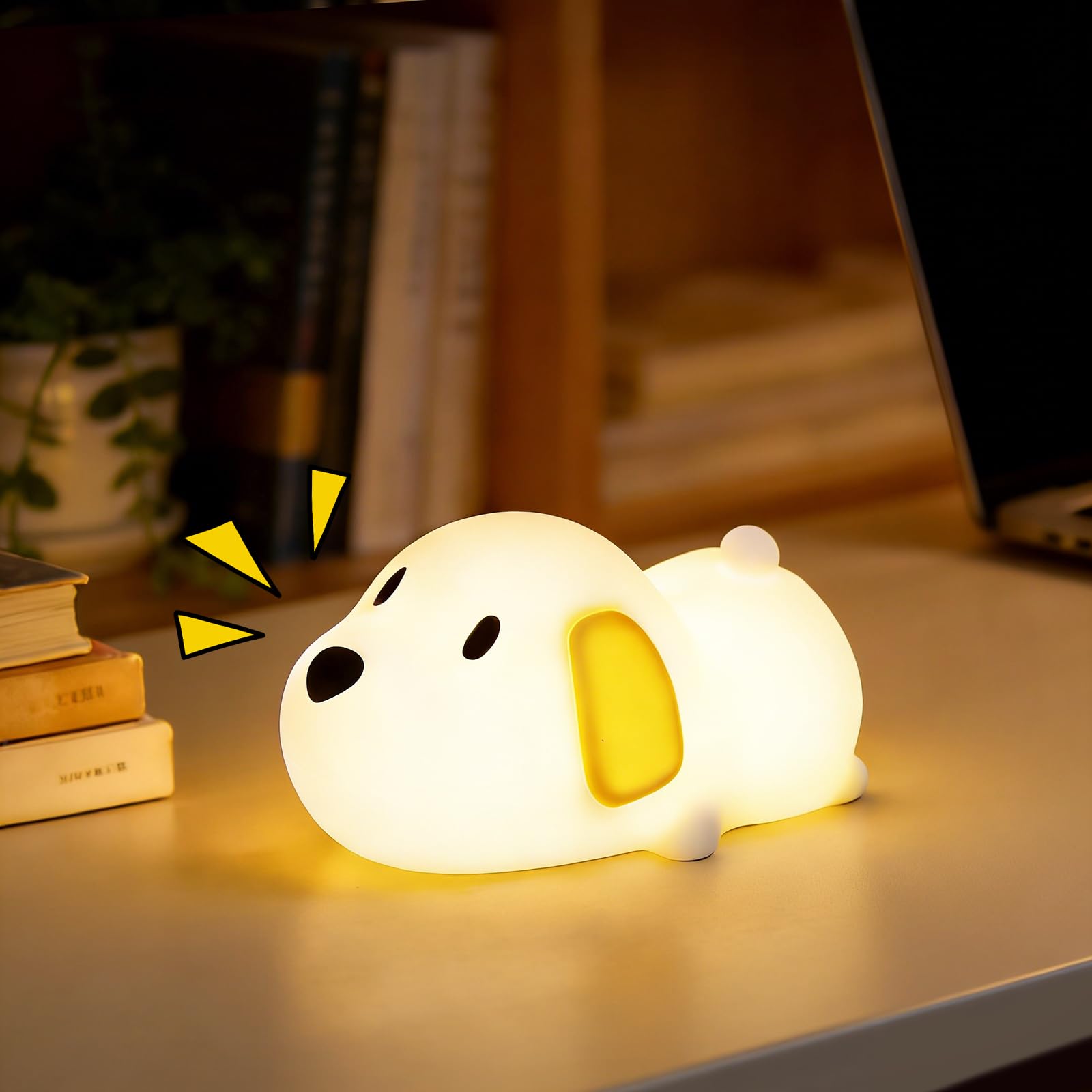 Squishy Silicone Puppy Night Light