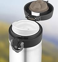 Vista 4 de Thermos 16 Ounce Direct Drink Bottle, Stainless Steel