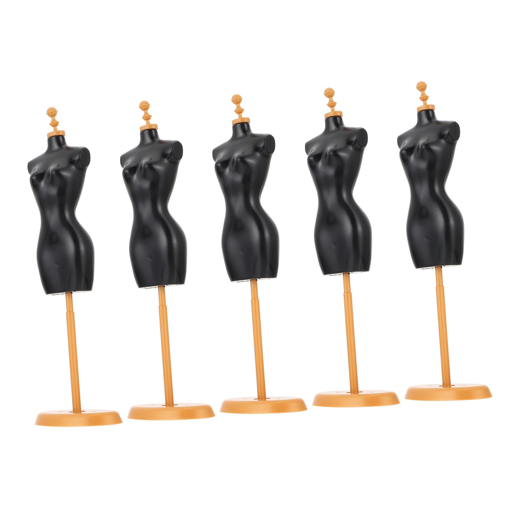 SUPVOX 5 szt. Plastikowy Manekin do Ekspozycji Ubranek dla Lalek
