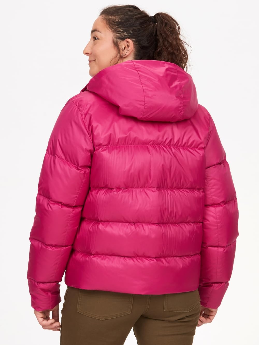 MARMOT Women's Guides Down Hoody Jacket, Bright Fuchsia, X-Large - Image 2
