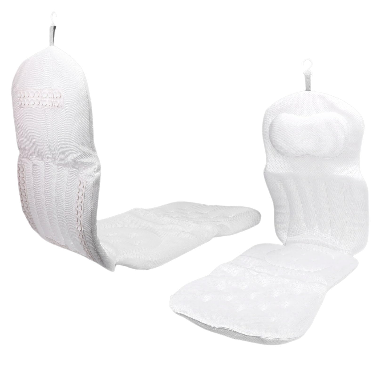 Greensen Cuscino per Vasca da Bagno, Cuscino da Bagno per Tutto il Corpo in Poliestere, Supporto per il Collo, Traspirante e Antiscivolo per il Relax e l'ammollo Nella Spa