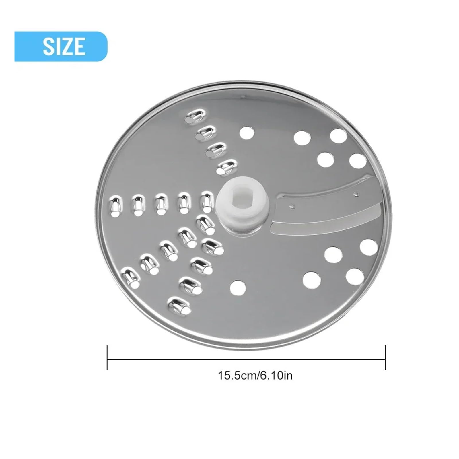 CINDTRGA Picadora rebanadora Compatible con Thermomix y triturador, Disco Especial de Acero Inoxidable, Accesorios de Repuesto for electrodomésticos de Cocina