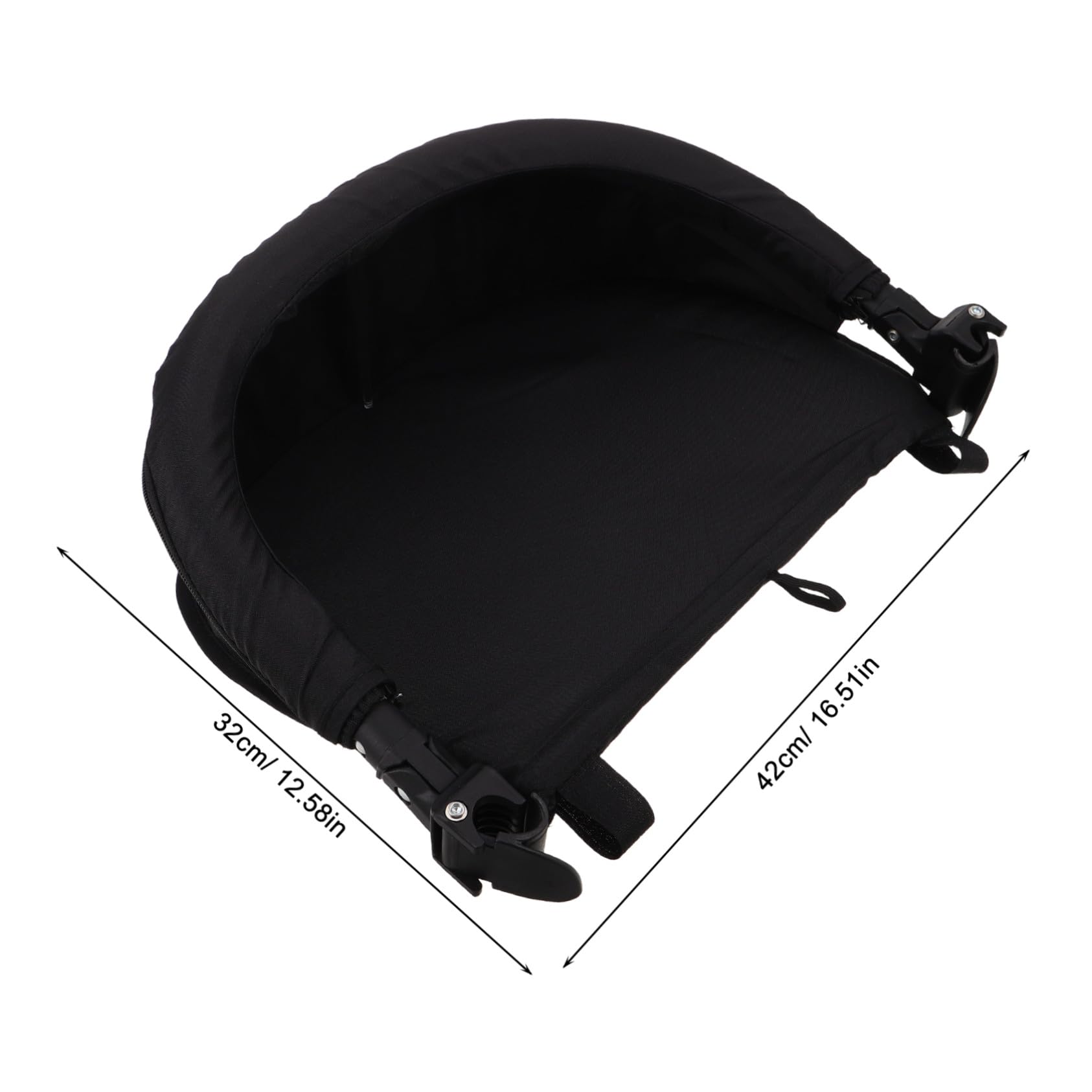 Extensor de Reposapiés para Cochecito Infantil Plegable Negro