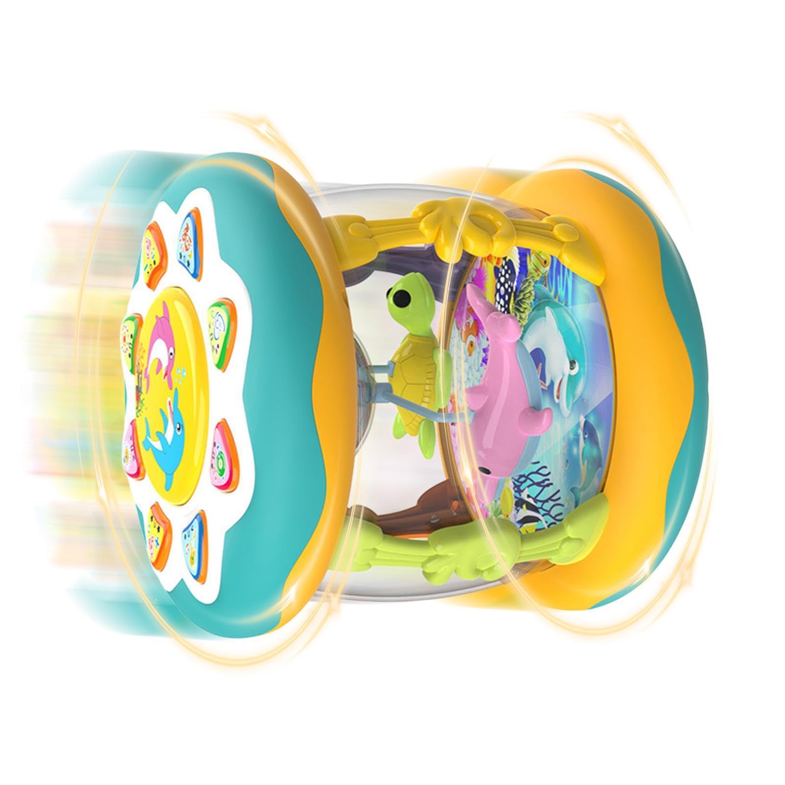 Juguetes Musicales Juego De Desarrollo Temprano con Mar Giratorio Y Luces