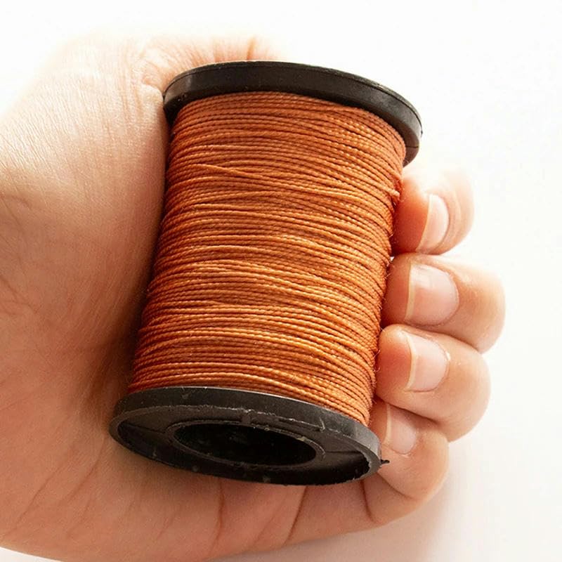 Nici do szycia，Nić poliestrowa Nić do szycia, 50M Nylon Materiał Nić do opon Nić do butów Nić do siatki odlewanej(Black)