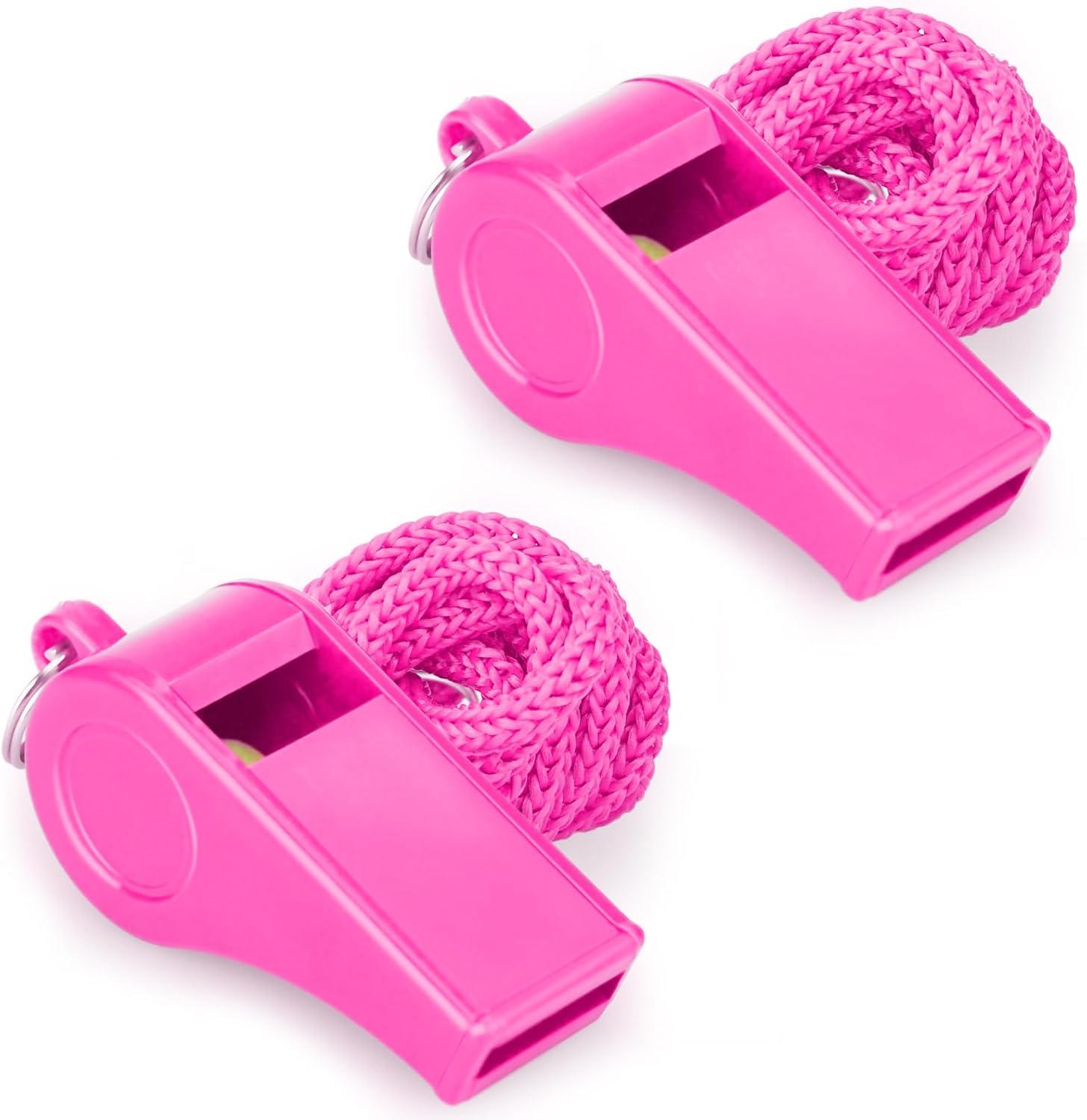 High-Pitched Pink Sports Whistle with Lanyard for Coaches & Events High-Pitched Pink Sports Whistle with Lanyard for Coaches & Events