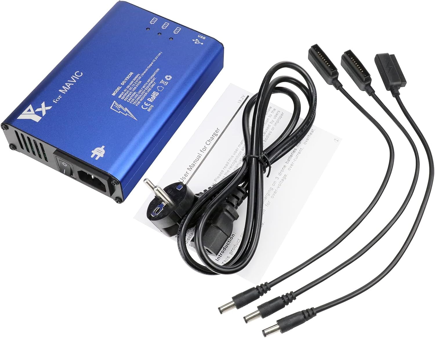 Chargeur de batterie intelligent 5 en 1 pour DJI Mavic Pro Drone Batterie et télécommande