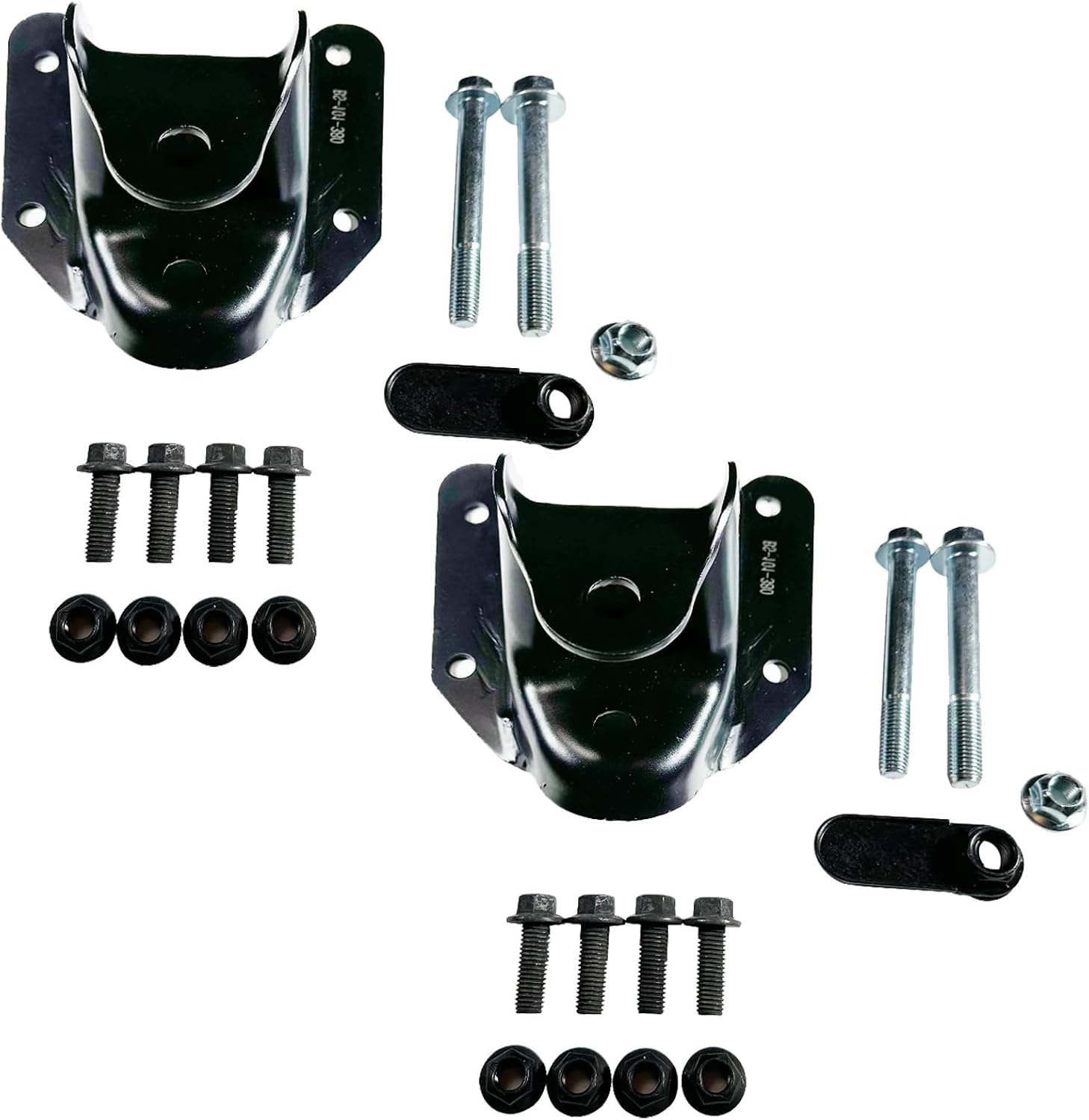 BST BSSP 2 PCS Rear Spring Forward Leaf Spring Hanger 722-073 Replacement for FORD RANGER 1998-2011, MAZDA B4000 1998-2010, Rear Spring Bracket Hangers