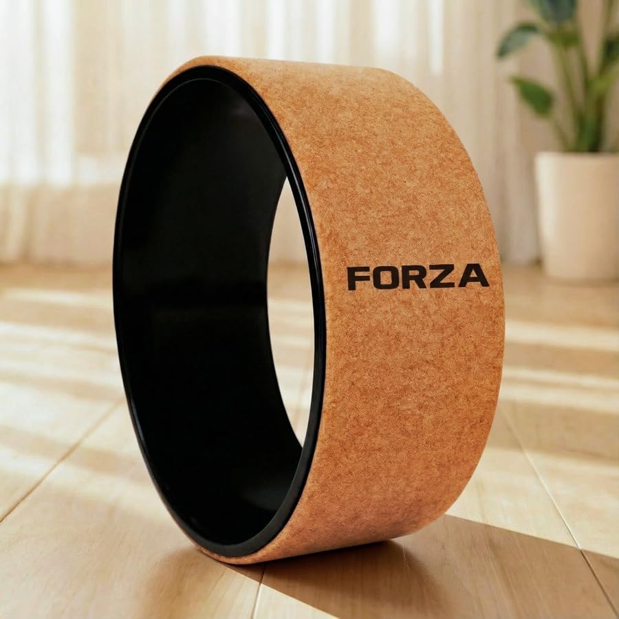 Roue de yoga de qualité en liège naturel éco-responsable FORZA