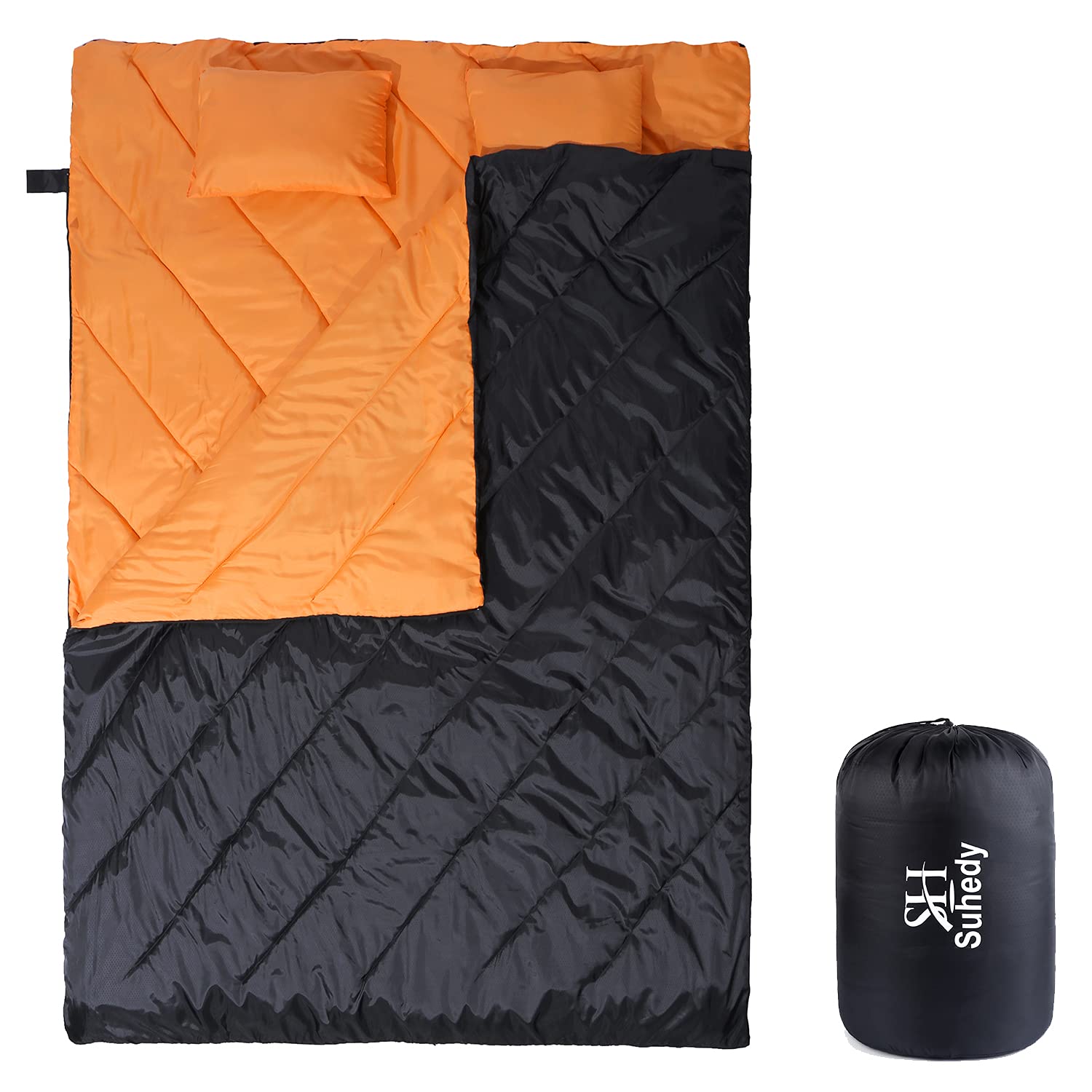 Suhedy Sleeping Bag Suitable for Adults and Teenagers in All Seasons, Sleeping Bag with Pillow，Ideal