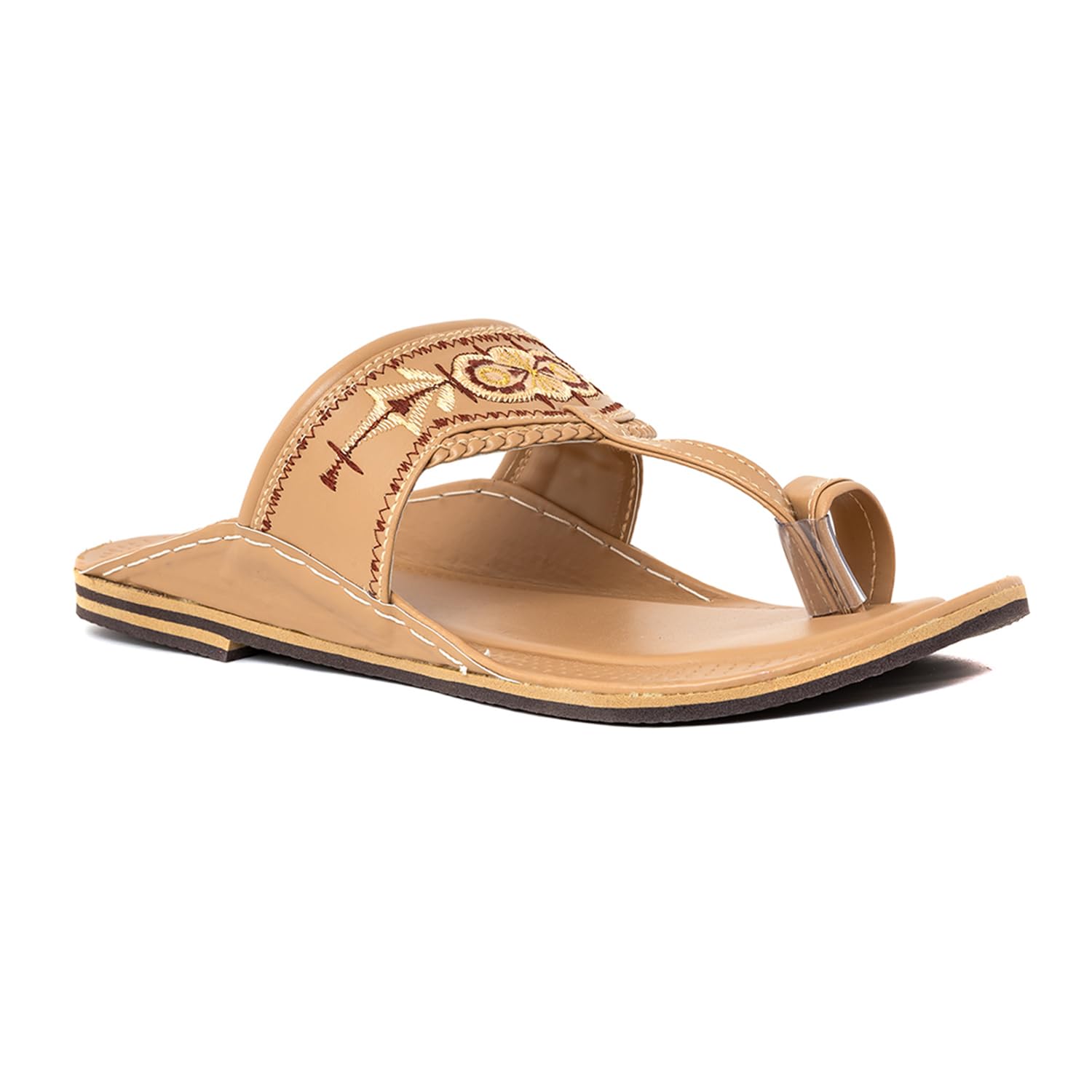Khadims Beige Kolhapuri Slip On Sandal for Men (1410083) (B0CP841SFF) Amazon Price History, Amazon Price Tracker