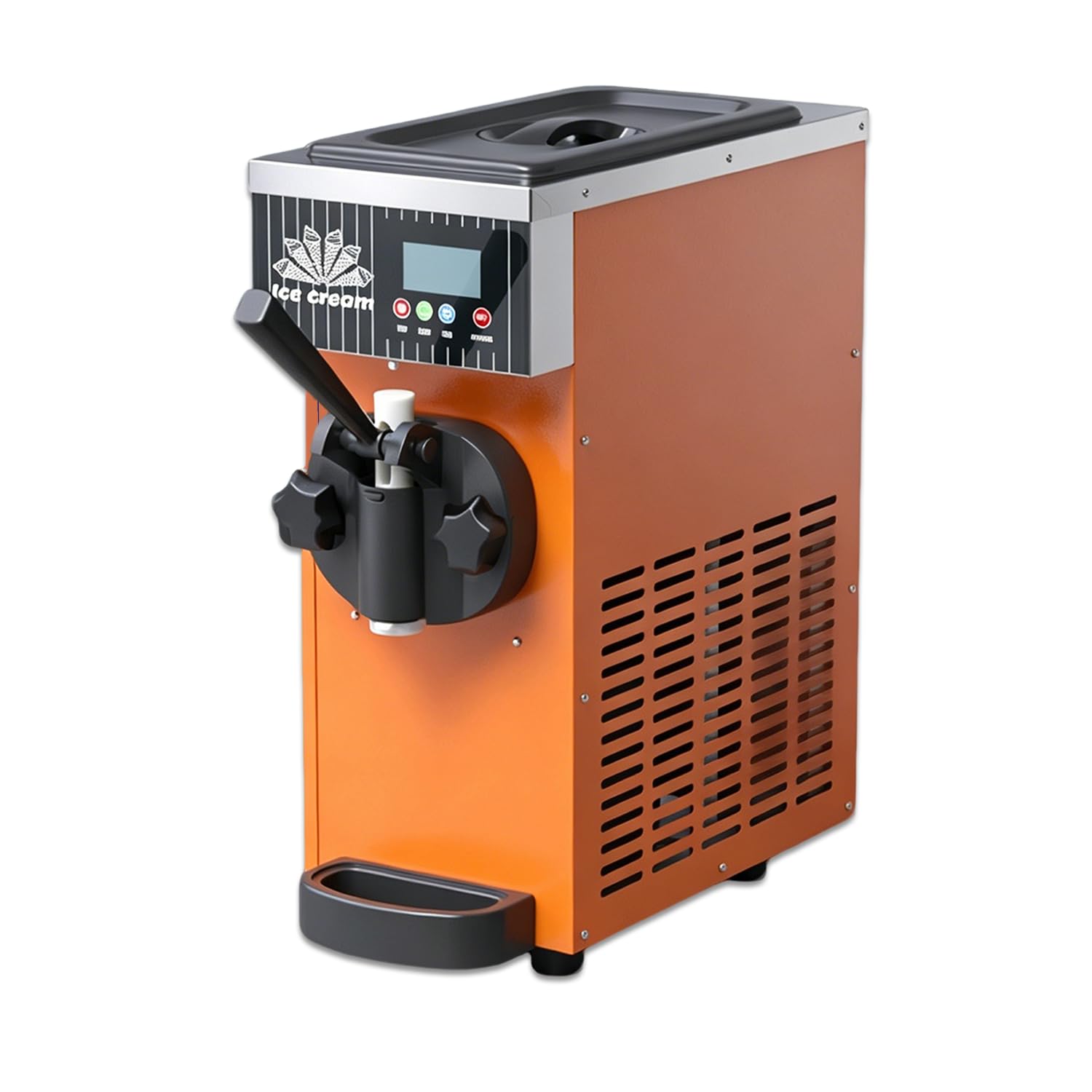 Soft Serve - Máquina comercial con control LCD, salida de alta eficiencia, ideal para el hogar, tiendas de postres y fiestas