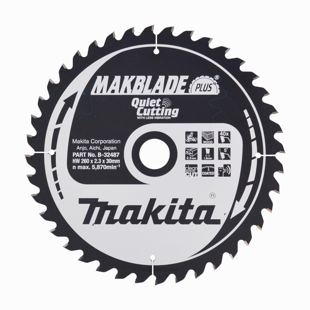 Makita B-32487 Makblade brzeszczot do piły 260 x 30 x 40 Z, 32 x 380 mm