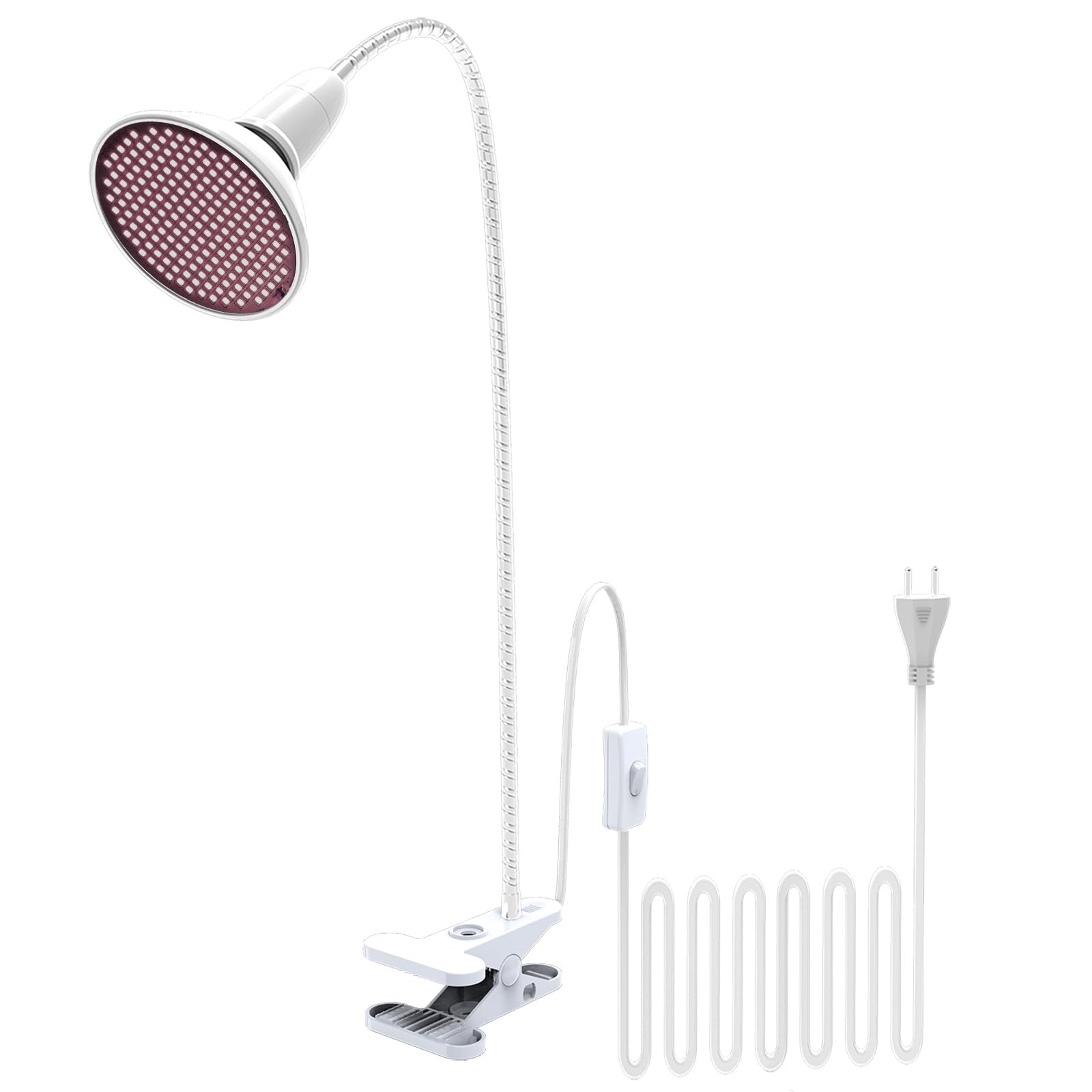 Lampe LED infrarouge 200 LED à proximité de la lampe infrarouge pour soulager les douleurs musculaires du corps 730 nm - 850 nm - Lampe de croissance photosynthèse floraison fructification