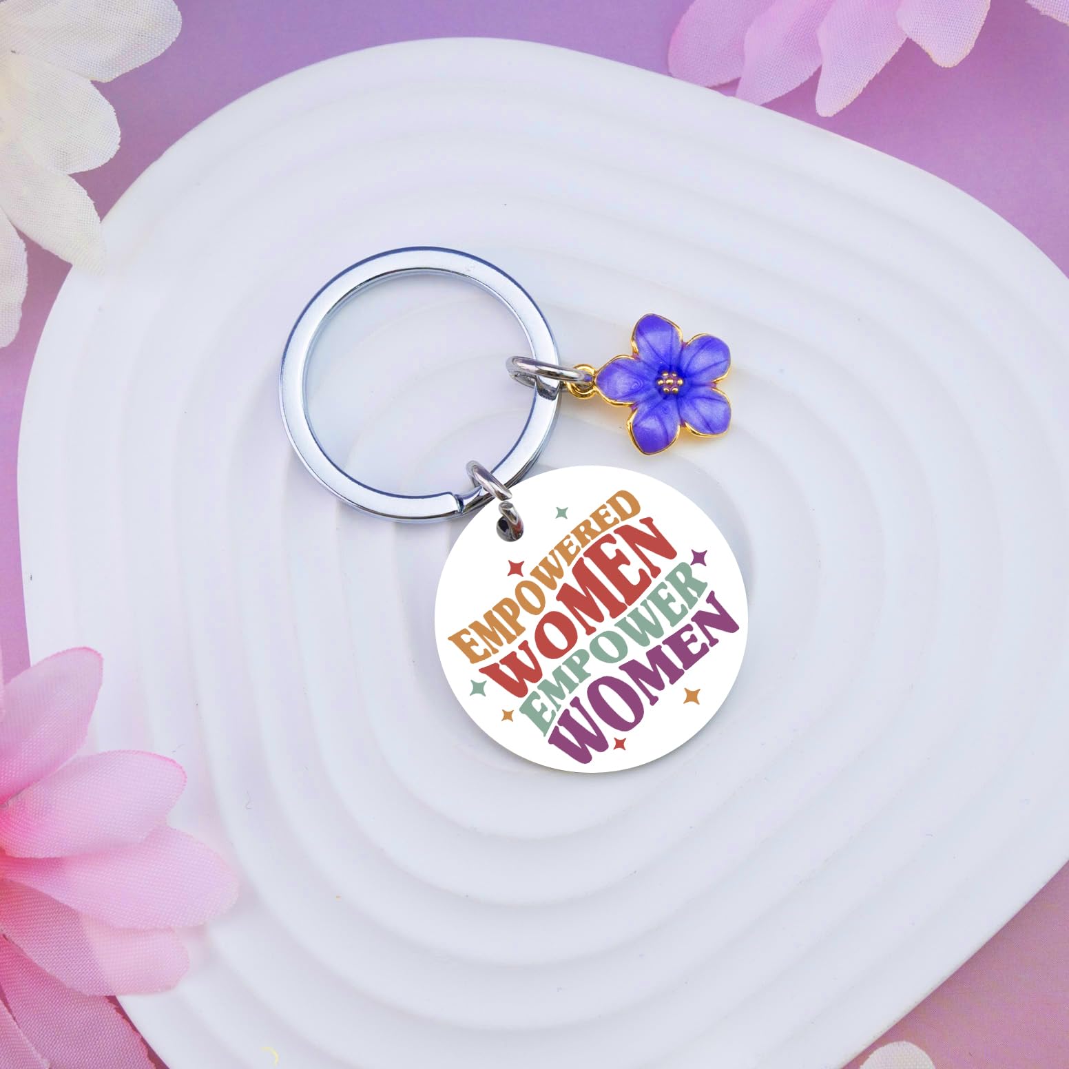 Feminist Gifts for Feminists Women Feminist Keychain Female Empowerment Gifts Women's History Month Decorations Lawyer Gift Inspirational Strong Women Girl Power Gift Womens Rights