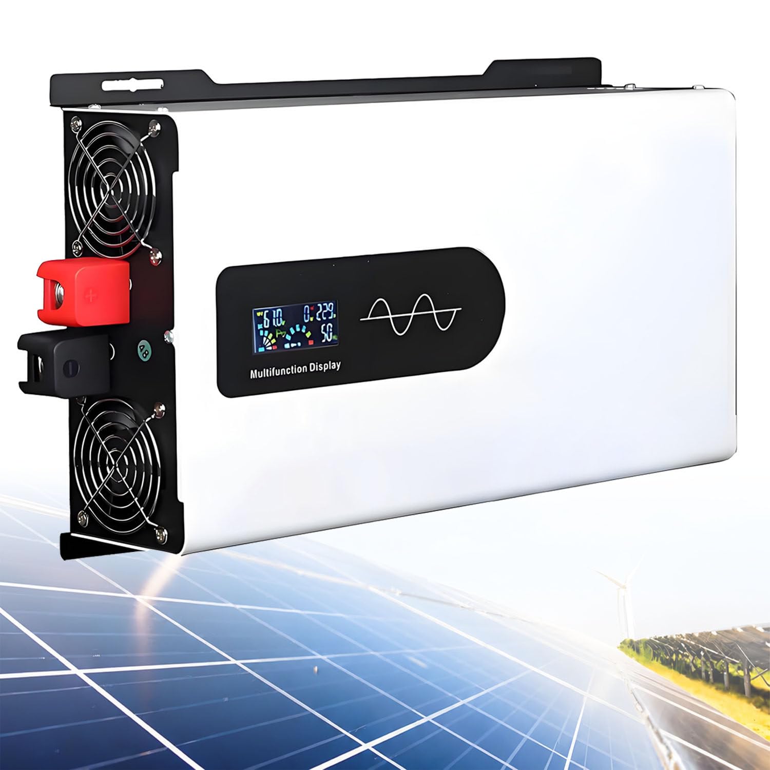 Inversor Solar Fuera de Red, Onda sinusoidal Pura de 12V-96VCC a 110/220VCA 60Vto220V-2000W