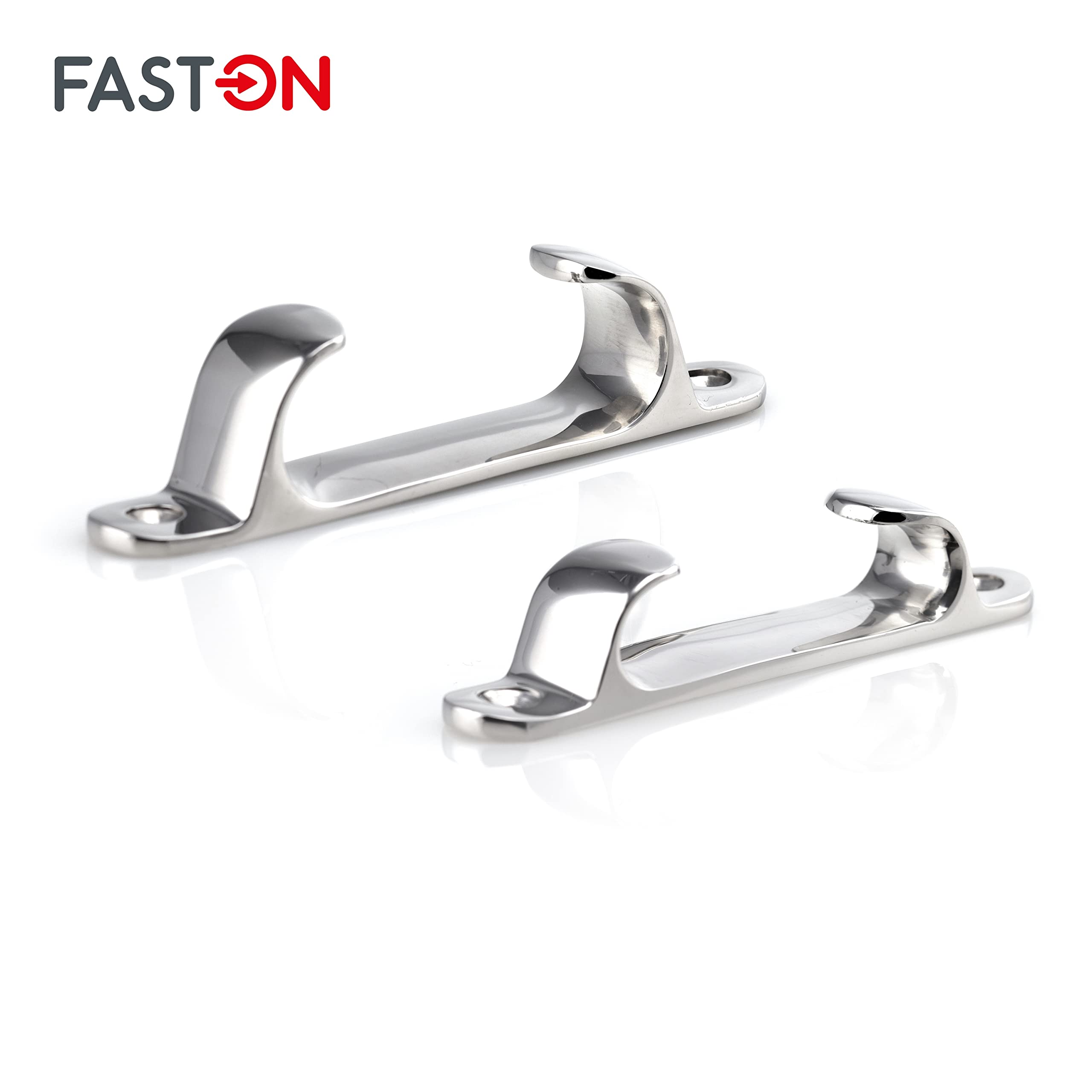 FASTON® Lippklampe Gerade Edelstahl A4 V4A Festmacherklampe Belegklampe Klampe Festmacher