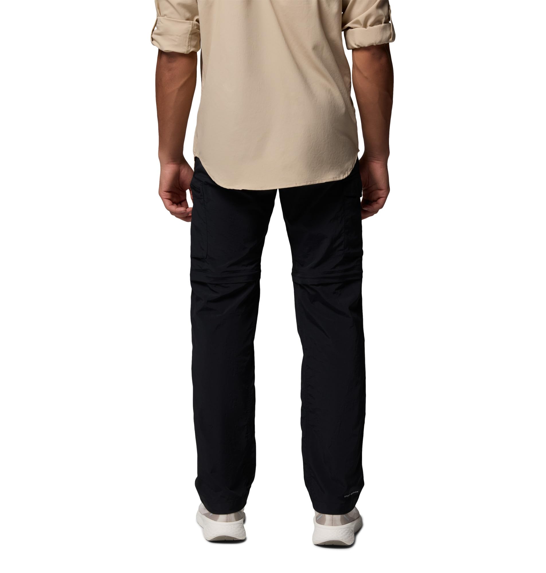 Columbia Men Beige Omni-Wick Silver Ridge Convertible Hiking | Trekking | Camping | Safari Pant, 30 | Moisture Wicking