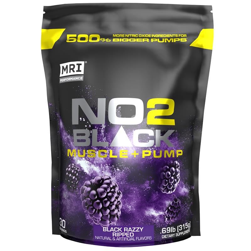 Amazon.com: MRI NO2 Black Nitric Oxide Supplement for Pump, Muscle ...
