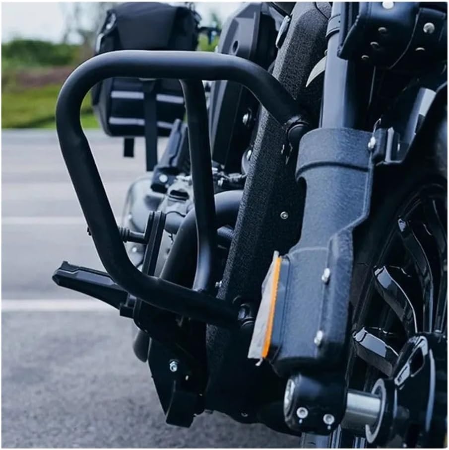 Engine Guard Crash Bars Motorcycle Highway Engine Guard Crash Bar Frame Protection AntiFall Protector Bumper for Benda for Dark Flag 500 V4 Motorbike Crash Bar Bumper