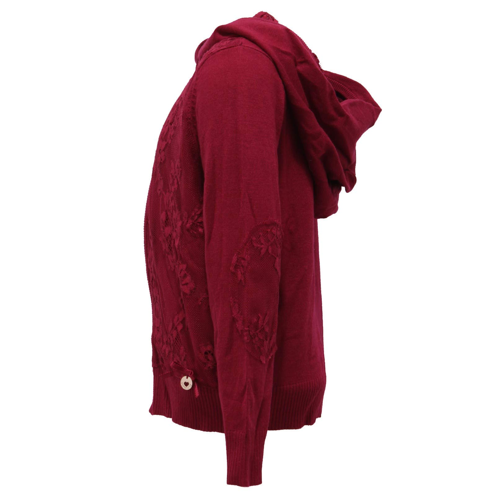 TWIN-SET 2261Y cardigan bimba girl SIMONA BARBIERI bordeaux sweater