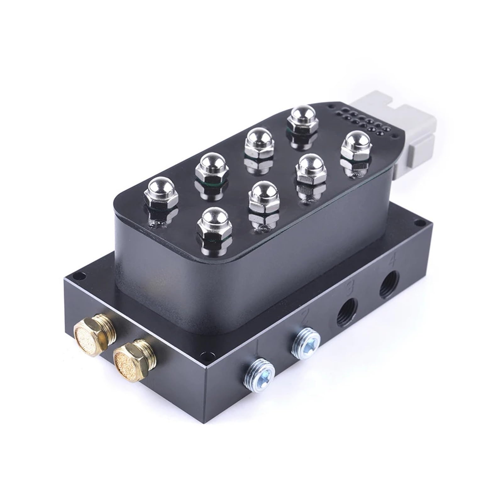 Turbosprężarka Zawór Pasuje do uniwersalnego 12V 8 zaworów Zawór kolektora zawieszenia pneumatycznego 0-200 PSI Zawór EGR