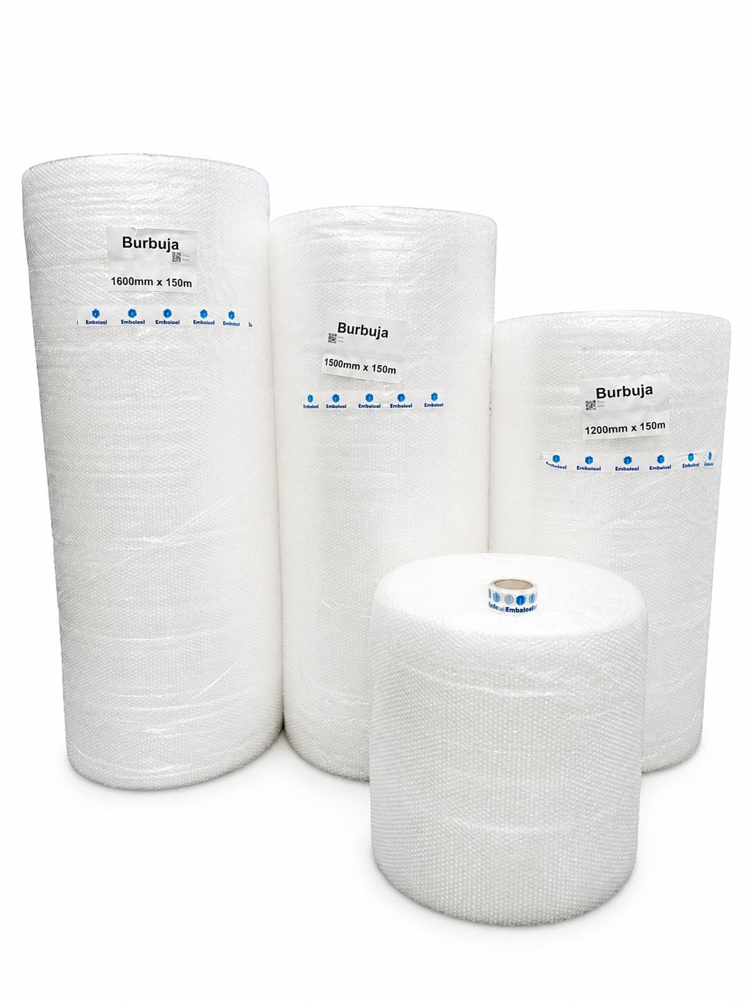 Rollo Plastico Burbuja - MULTIPLES MEDIDAS. Rollo Burbuja Para Mudanza, Embalaje, Envios. (1, 120cmx150m)