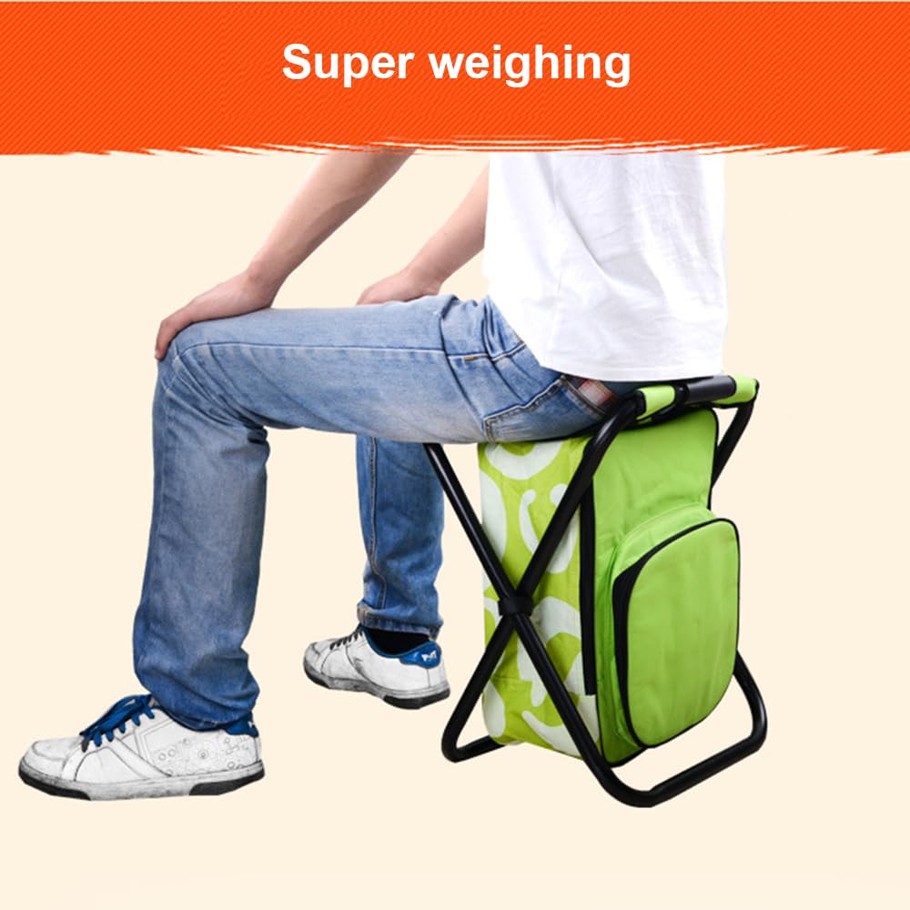 Vllcsla 2 in 1 Fishing Chair Carry Bag Wear-resistant Folding Camping Stool, for Adults 150kg, Heavy Duty - Image 4