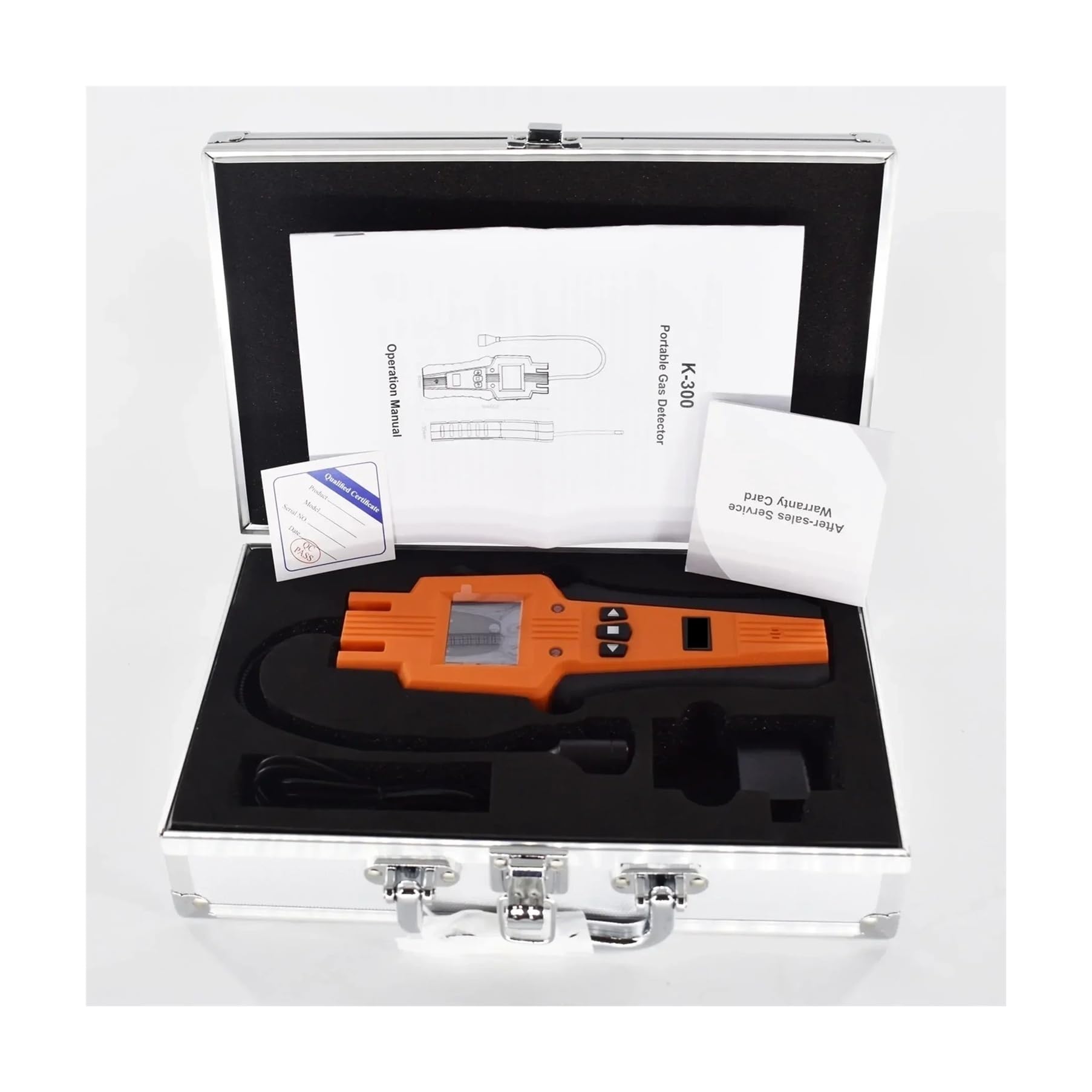 Détecteur de gaz, Détecteur de gaz hydrogène Portable K-300 Analyseur fuites H2 numérique Alarme sonore et visuelle par Vibration