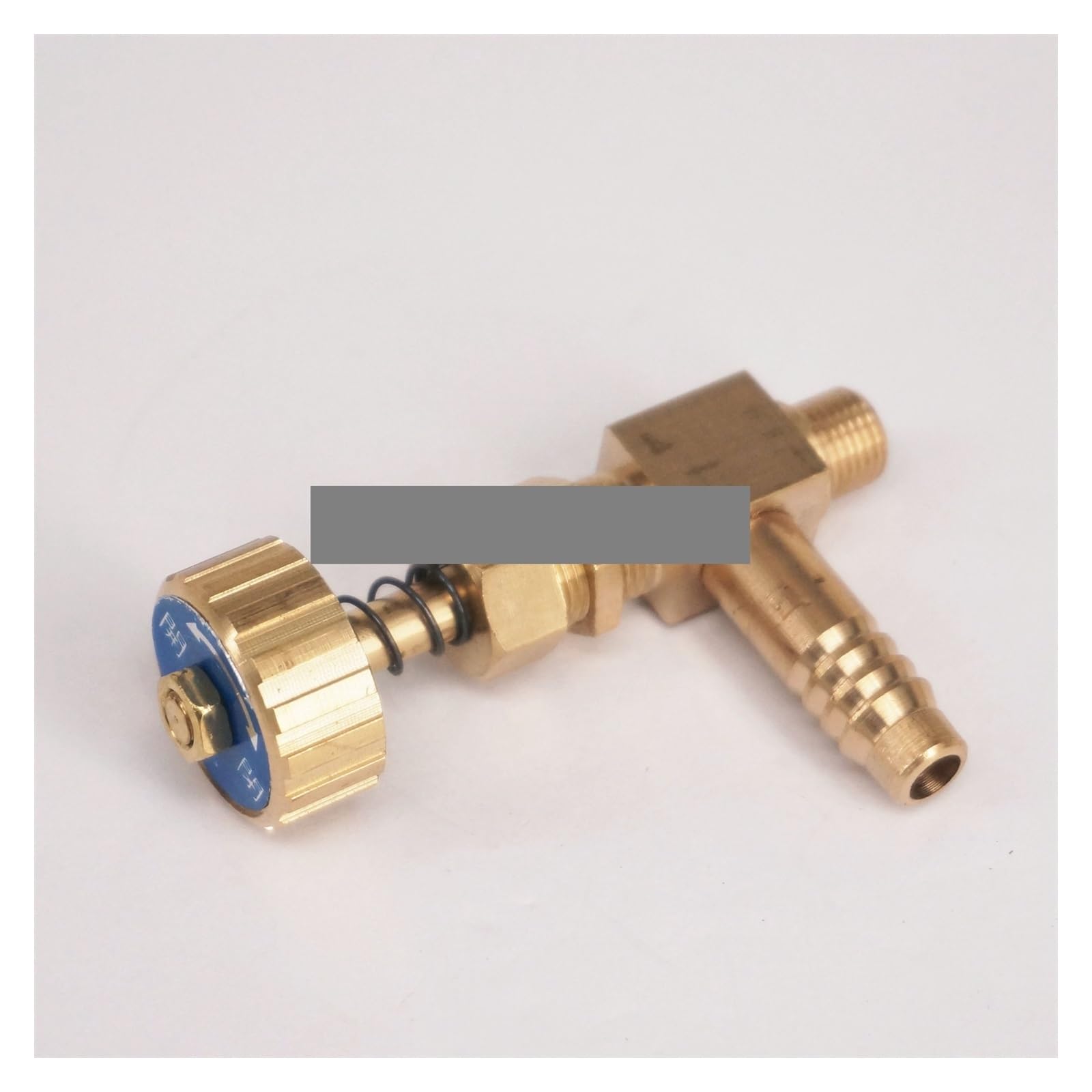 Válvula de aguja de latón M10 duradera para manguera de gas de 10 mm