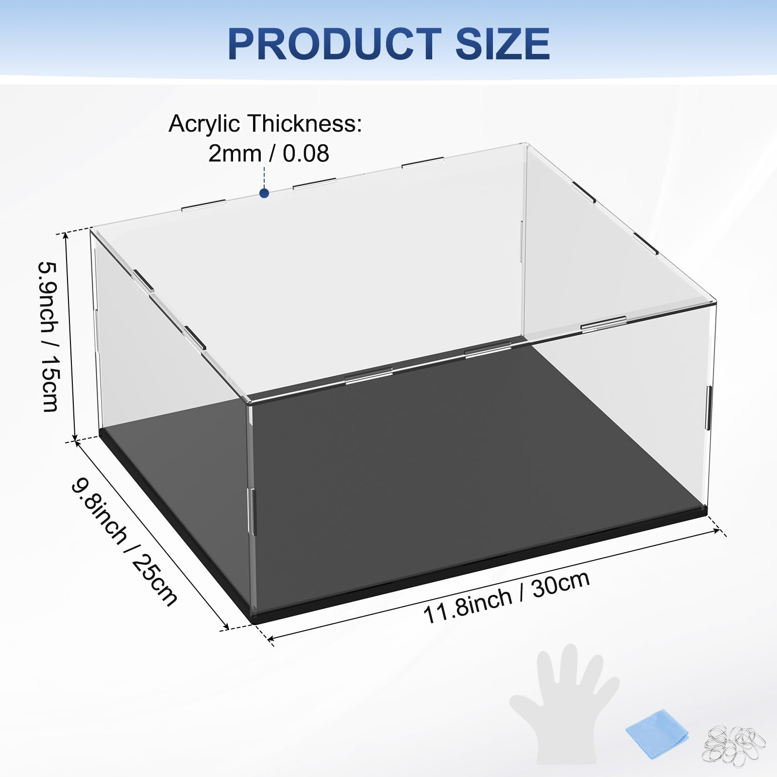 M METERXITY 1-Pack Acrylic Display Case - Image 3