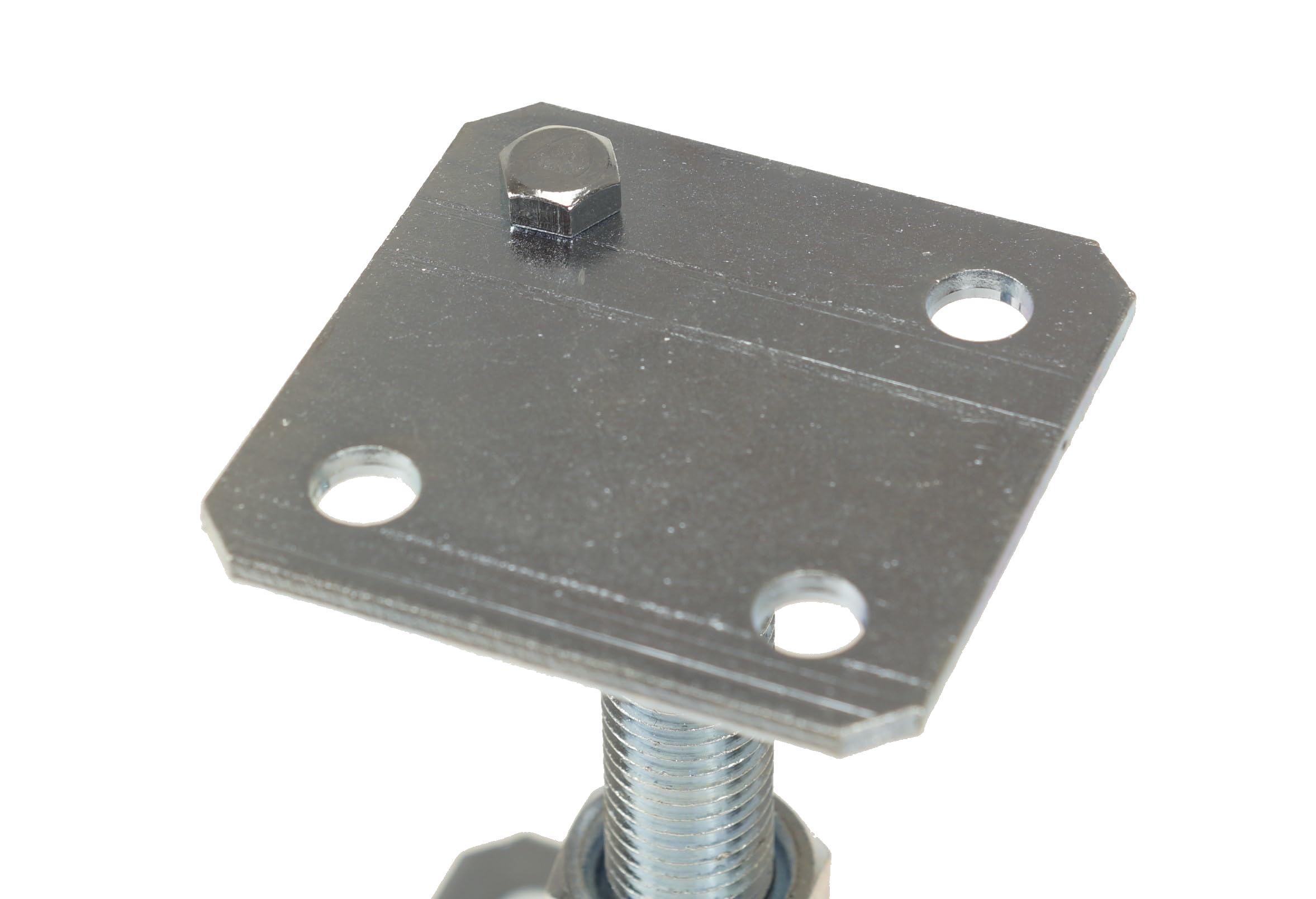 Supporti per pali 110x80 mm, altezza regolabile 90-160 mm - Supporti per pali - Piedini di appoggio - Supporti per travi - Piedino di appoggio - Supporto per pali - Metallo - 10 pezzi
