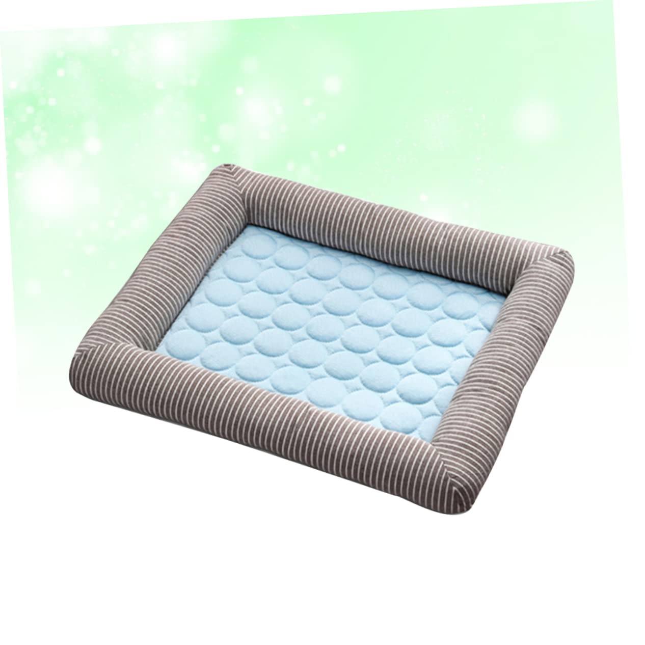 INOOMP Cuscino Rinfrescante in Tela e Cotone Blu per Gatti e Animali Domestici Calda Lavabile e Sfoderabile per e Decorazione Casa