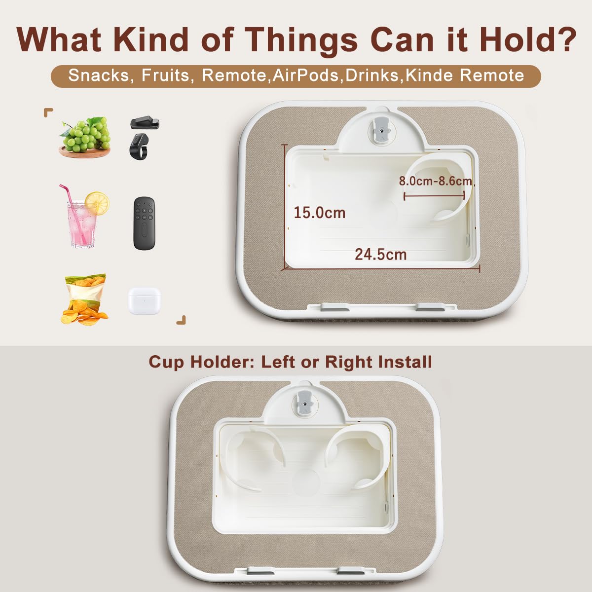Soporte de cojín para tablet con bandeja para aperitivos y pizarra de escritura, soporte giratorio de 360 grados para teléfonos inteligentes de 4,7 a 13 pulgadas, tabletas Kindle, soporte de cojín
