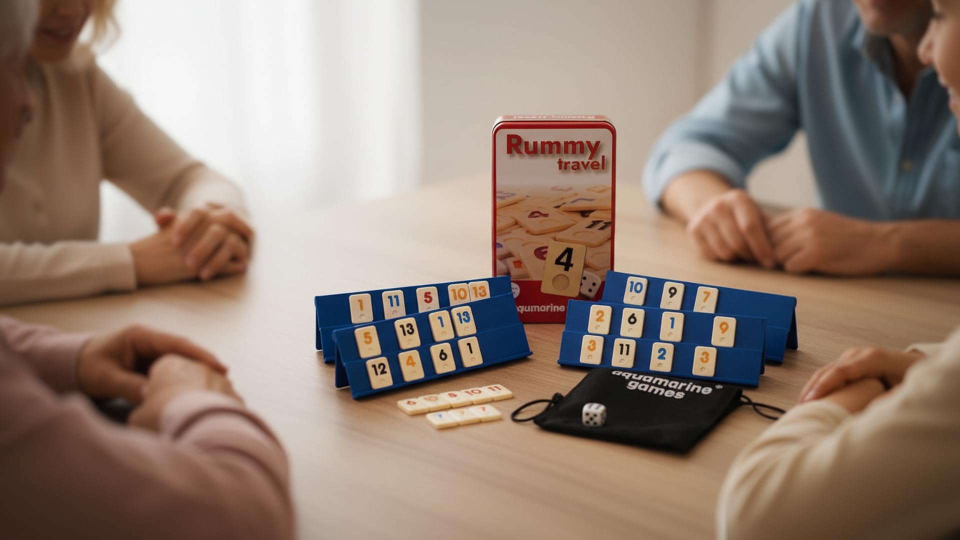 Travel Rummy 4 Jugadores edición estuche de metal