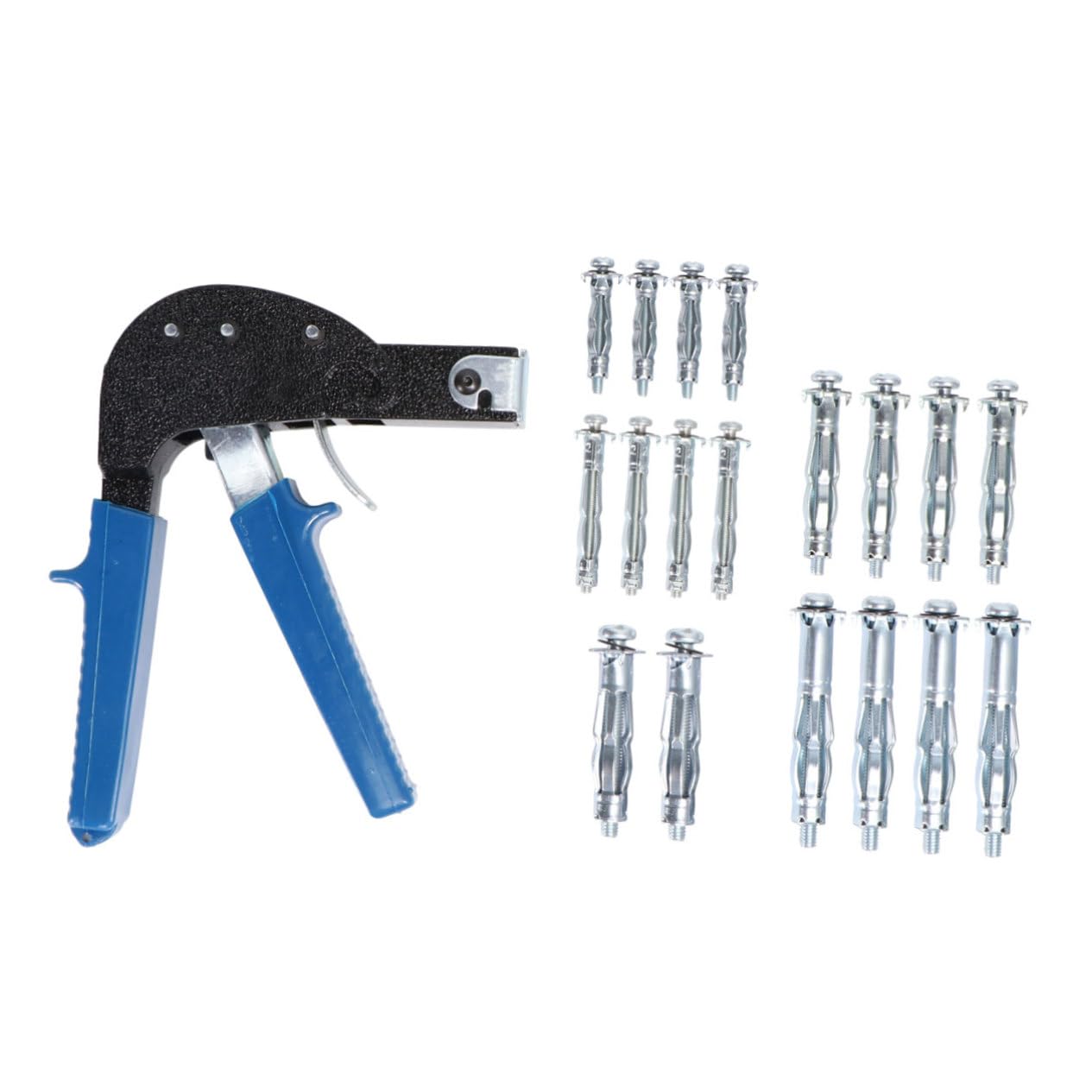 Juego De 19 Herramientas De Fijación De Anclajes De Pared Tornillos Y Anclajes Para Paredes Huecas Anclaje Para Paneles De Yeso Herramientas De Fijación Resistentes