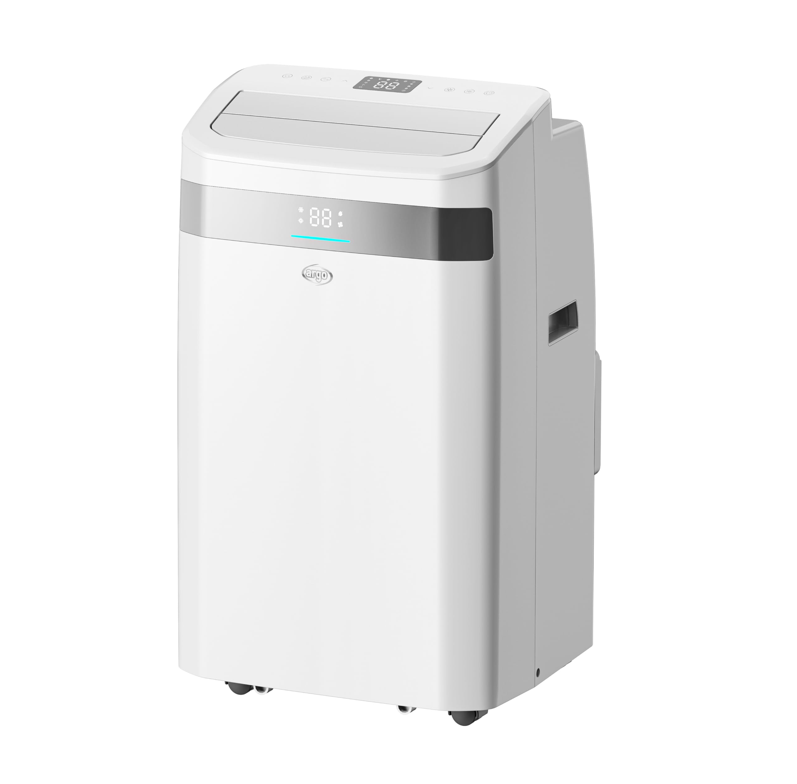 ARGO - Condizionatore mobile reversibile Milo Evo Silent - 13000 BTU/h Freddo 10000 BTU/h Caldo - Wi-Fi Collegato - Classe Energetica A/A+ - 69.4 x 42.3 x 34.8 cm
