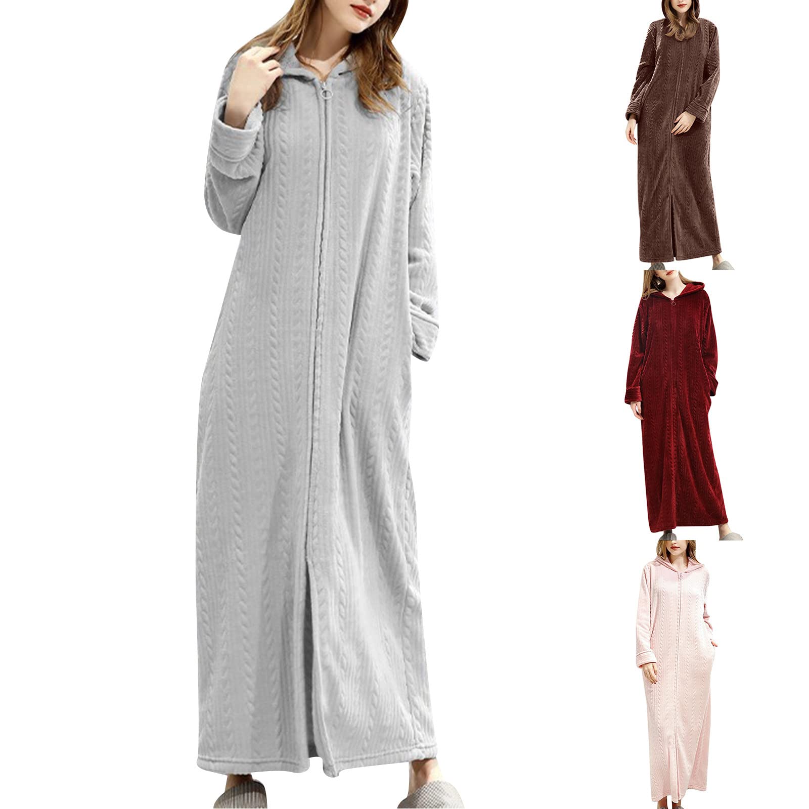 Albornoz de hombre de algodón, albornoz de mujer de microfibra muy suave, albornoz unisex de rizo para invierno, otoño 2024, bata de mujer de invierno, unisex, ideal para viaje, piscina,