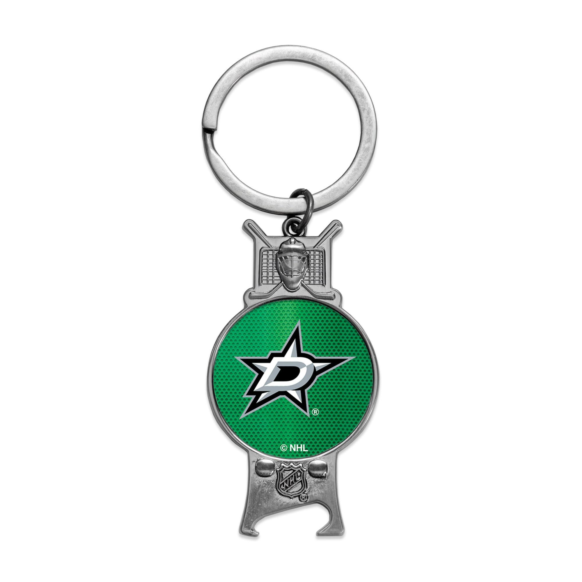 Rico Industries NHL Hockey Dallas Stars Sculpted Bottle Opener Keychain -Great Gift Item