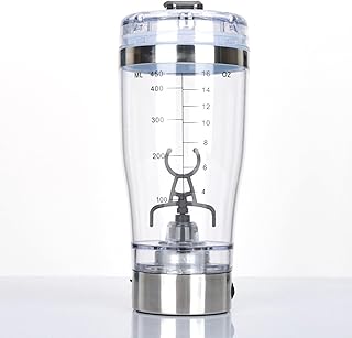 Ruiqas 600ml Electric Protein Shaker Bottle USB Rechargeable Mixer Cups for Men Women