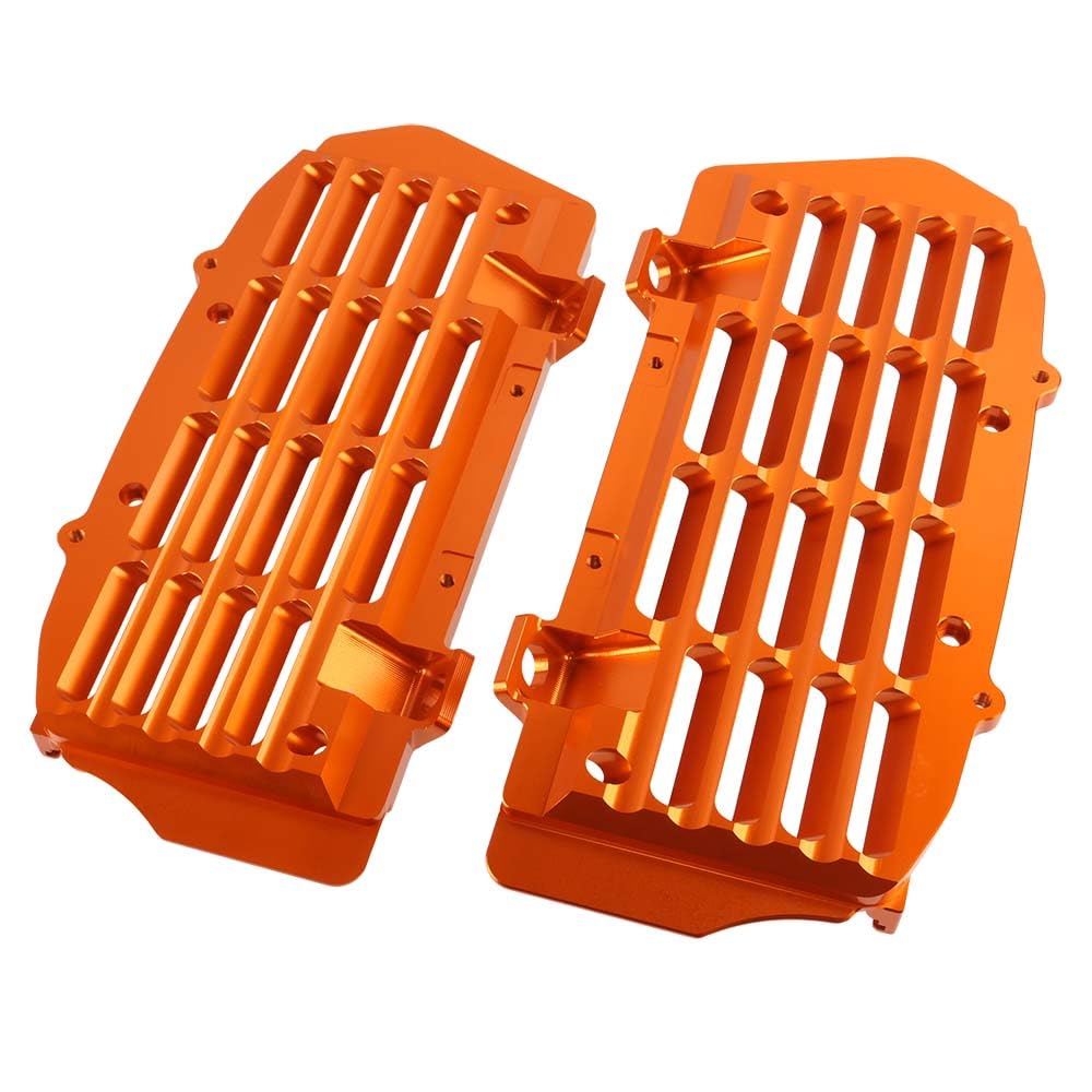 Protector de radiador Radiadores para motocicleta, cubierta de rejilla para KTM EXC F EXCF SXF XC SX XCF-W XCW TPI Six Days 250 350 450 200 300 500 (Naranja)