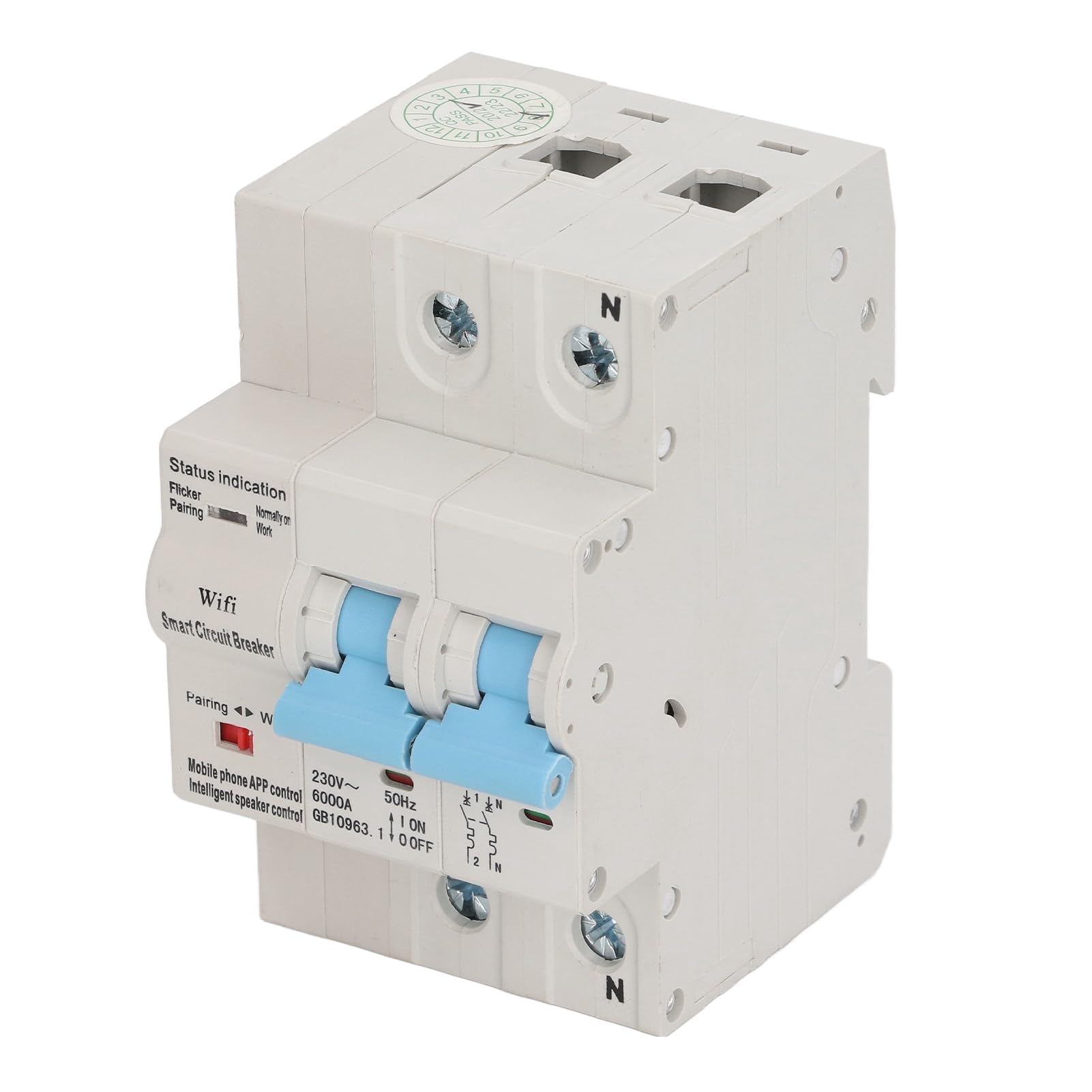 Interruttore automatico WiFi Controllo remoto Smart Switch Funzione di ritardo della temporizzazione AC230V Adatto per le imprese domestiche (125A)