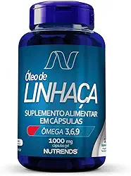 Nutrends Óleo De Linhaça 1000Mg 120 Cápsulas