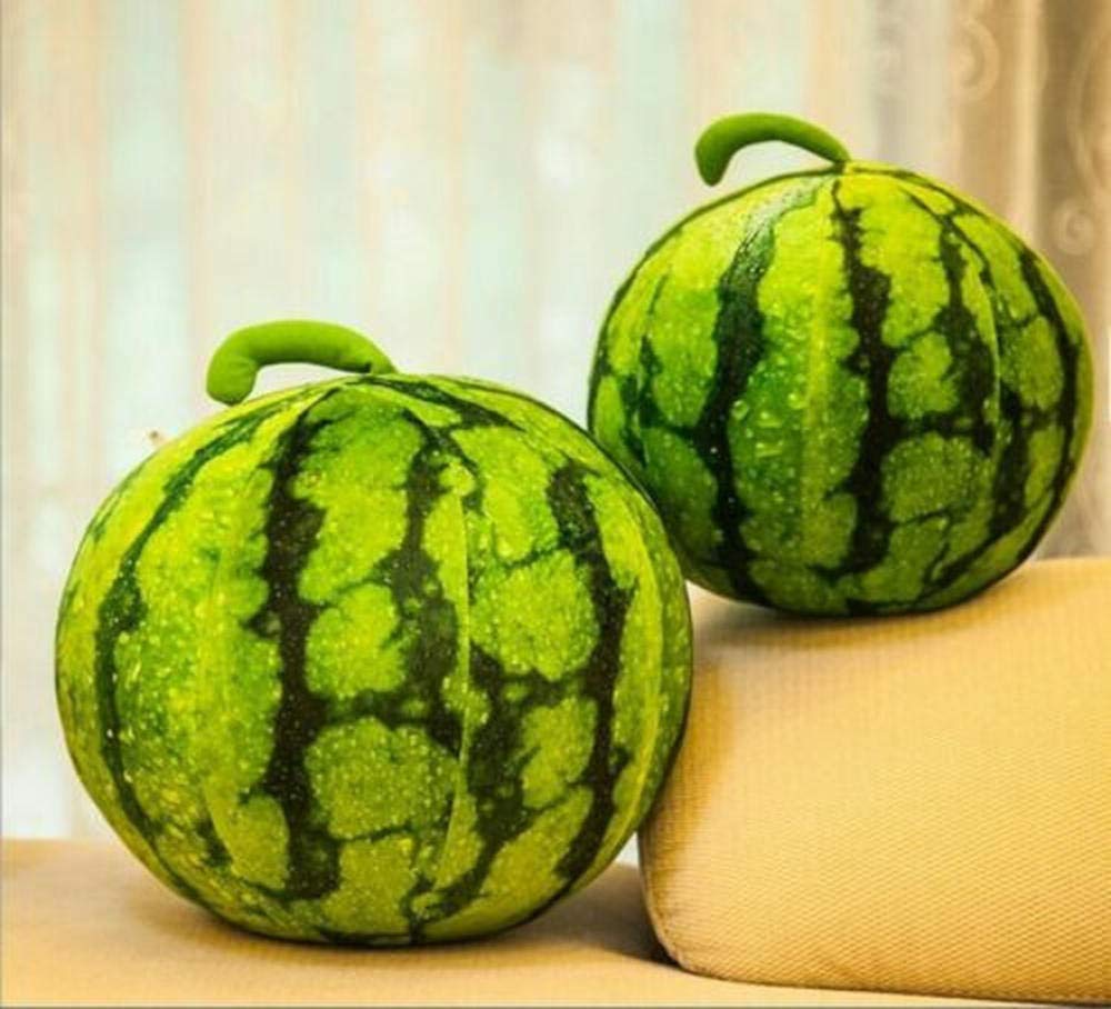 Plush Toy Pluuml;schtier Simulation Wassermelone Weiches Kissen Raumdekoration Kuscheltiere Spielzeug Mauml;dchen Geschenk Baby Spielzeug 13 24 months-28cm_light_yellow